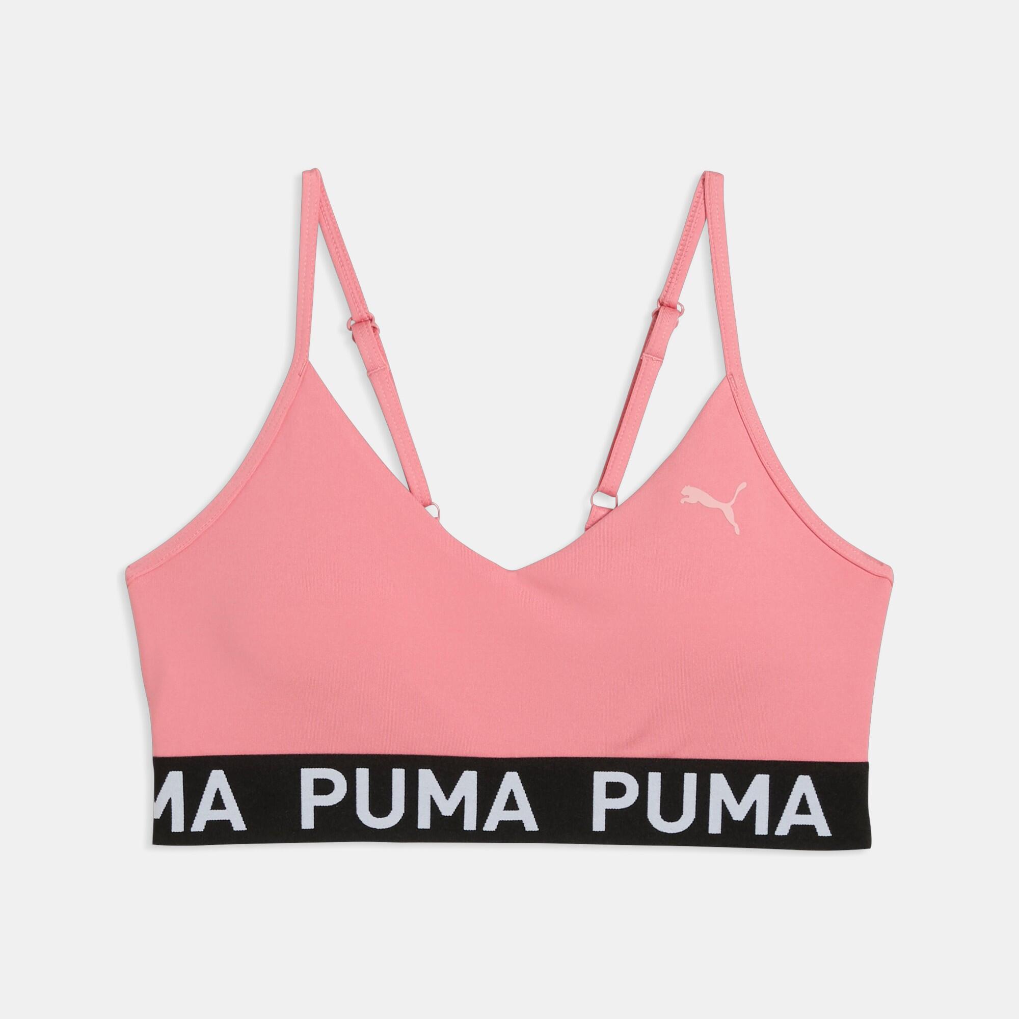 Sujetador deportivo sujeción media Mujer Puma move strong rosa 4/5
