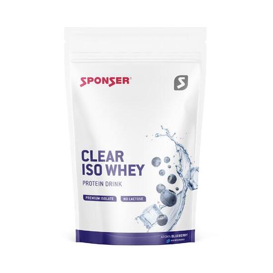 Clear Iso Whey Sponser Blueberry