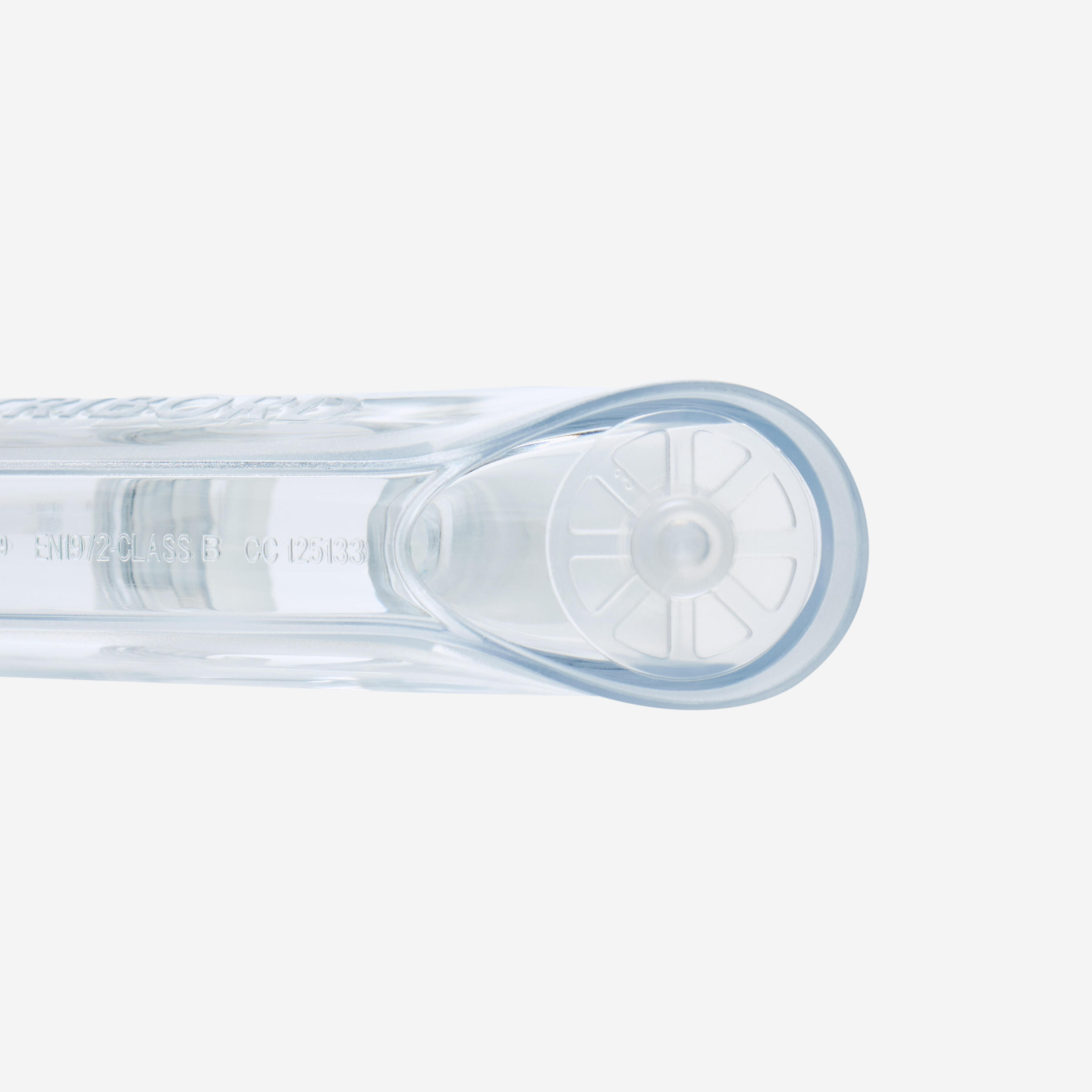 Tuba plongée avec soupape système drytop, 100 DRY TOP Translucide 5/5
