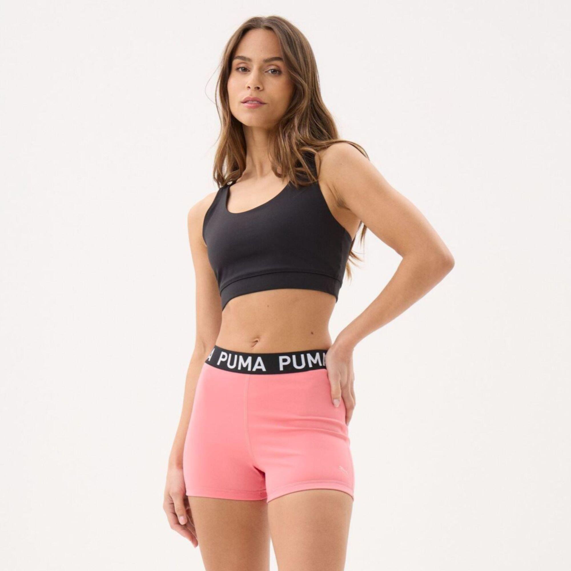 Pantalons Curts Fitness Puma Strong Hot Pant Dona Rosa 4/6