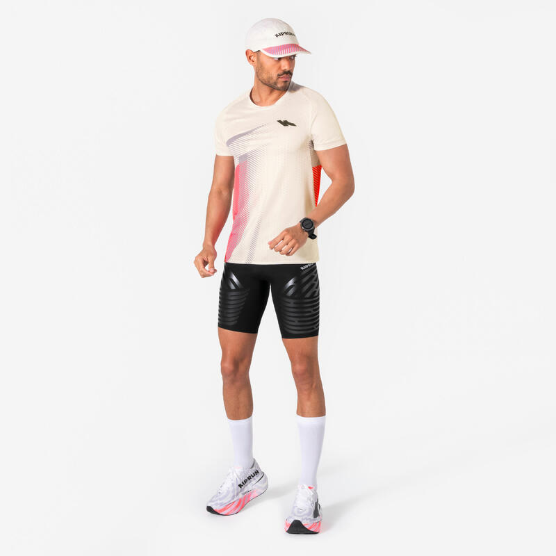 Șapcă de alergare, Kiprun Proteam Bej Roz Unisex