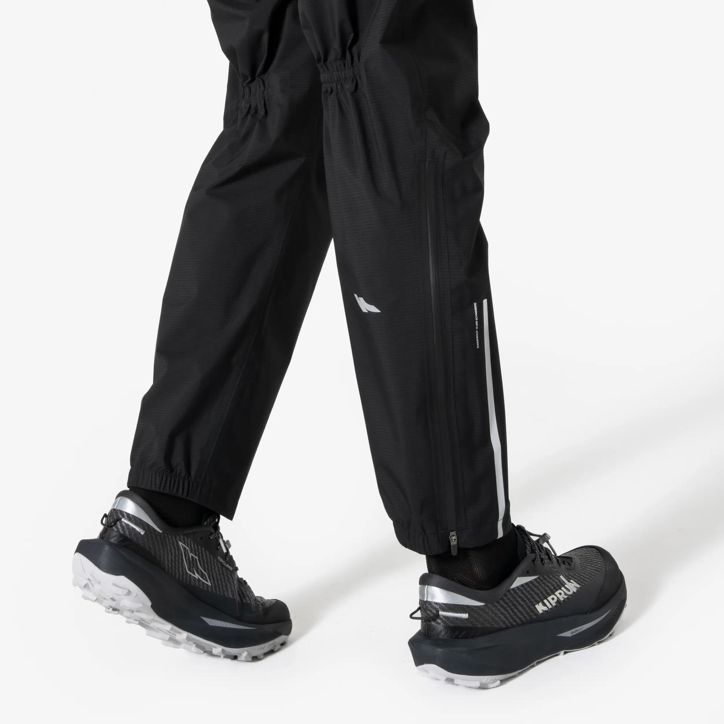 Pantalons impermeables running i trail running dona KIPRUN Run 900 Rain negre 7/13