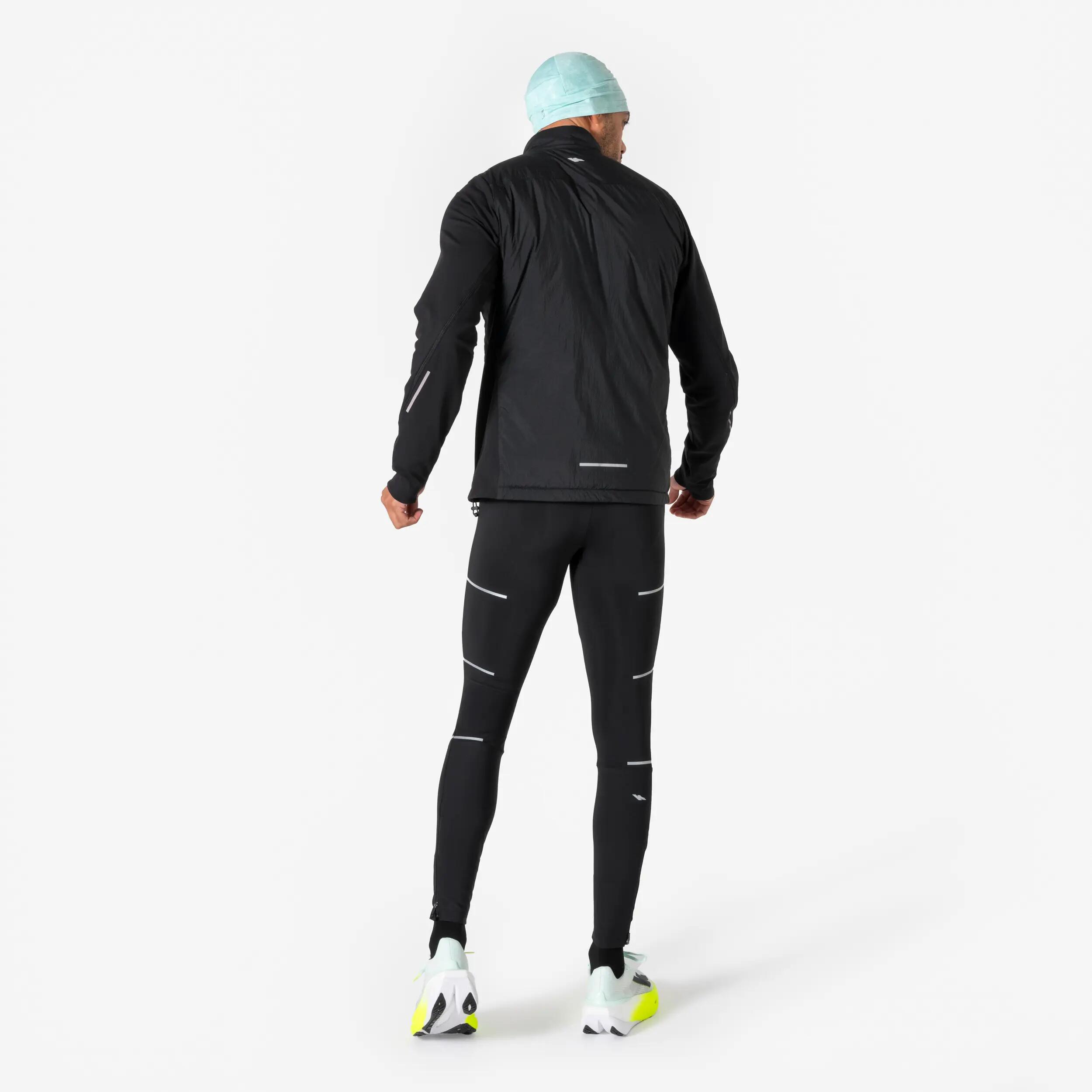 Pánské běžecké vodoodpudivé legíny Kiprun Run 900 Rain 11/15