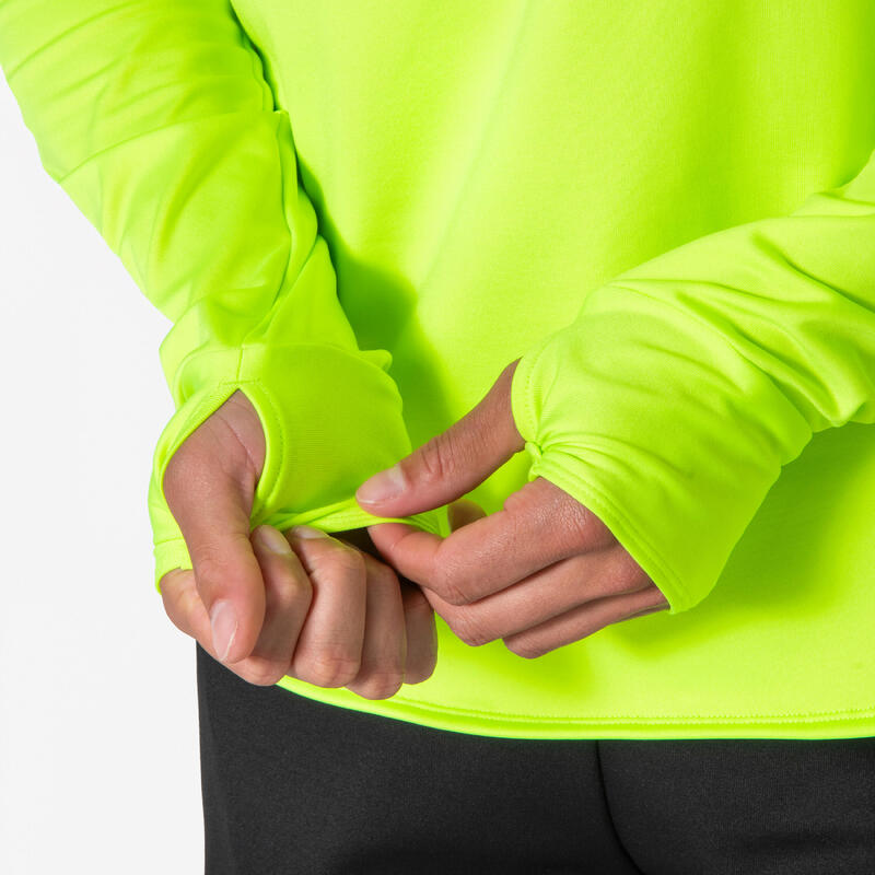 Bluză Călduroasă Alergare Jogging Run Warm Visibility Bărbați