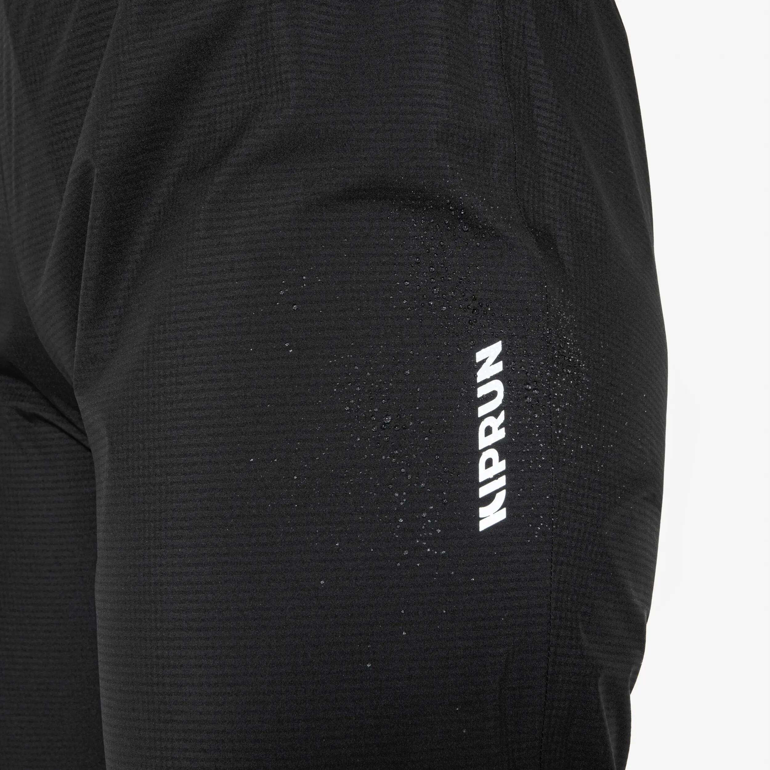 Pantalons impermeables running i trail running dona KIPRUN Run 900 Rain negre 9/13