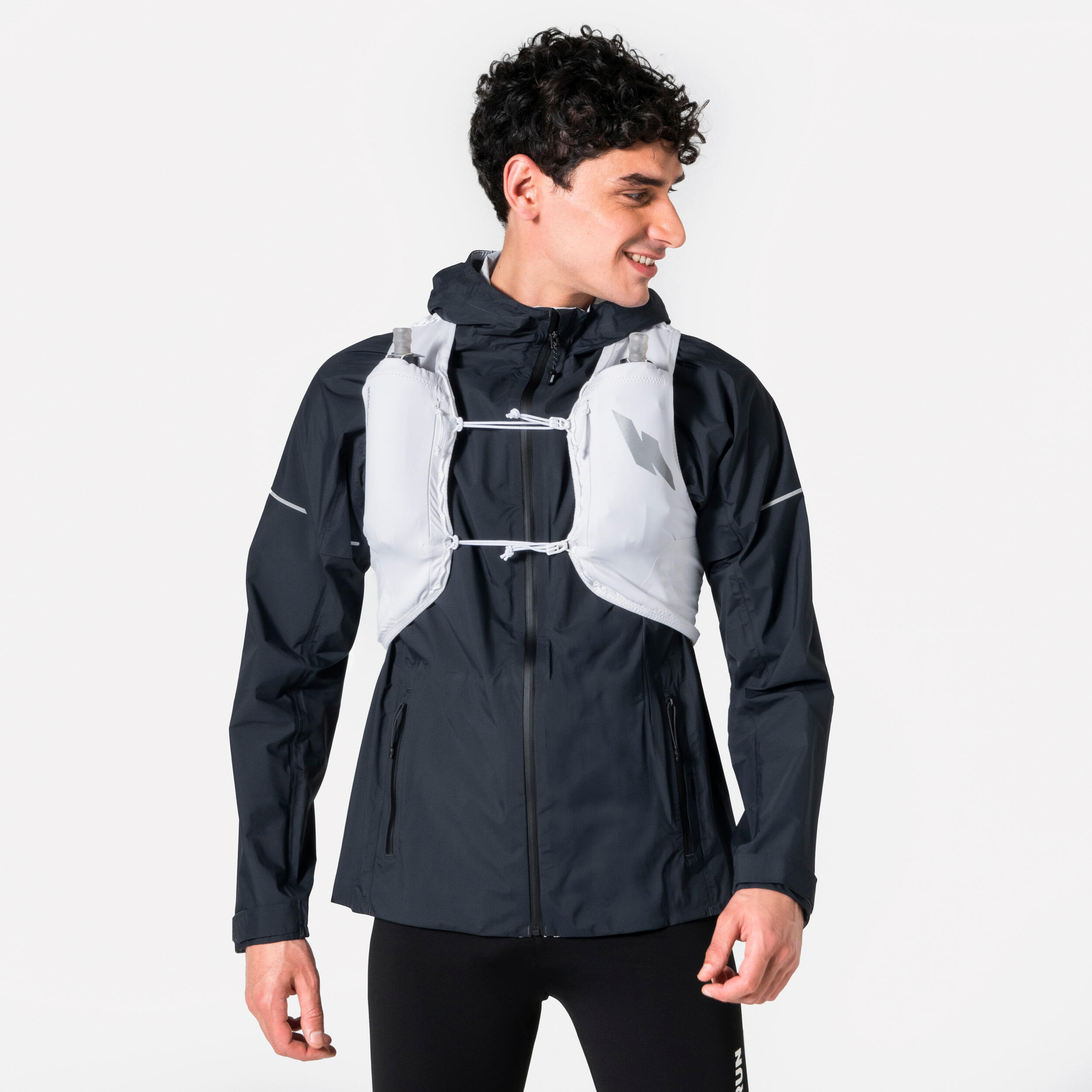 Laufjacke Herren wasserdicht atmungsaktiv - Run 900 dunkelgrau 9/32