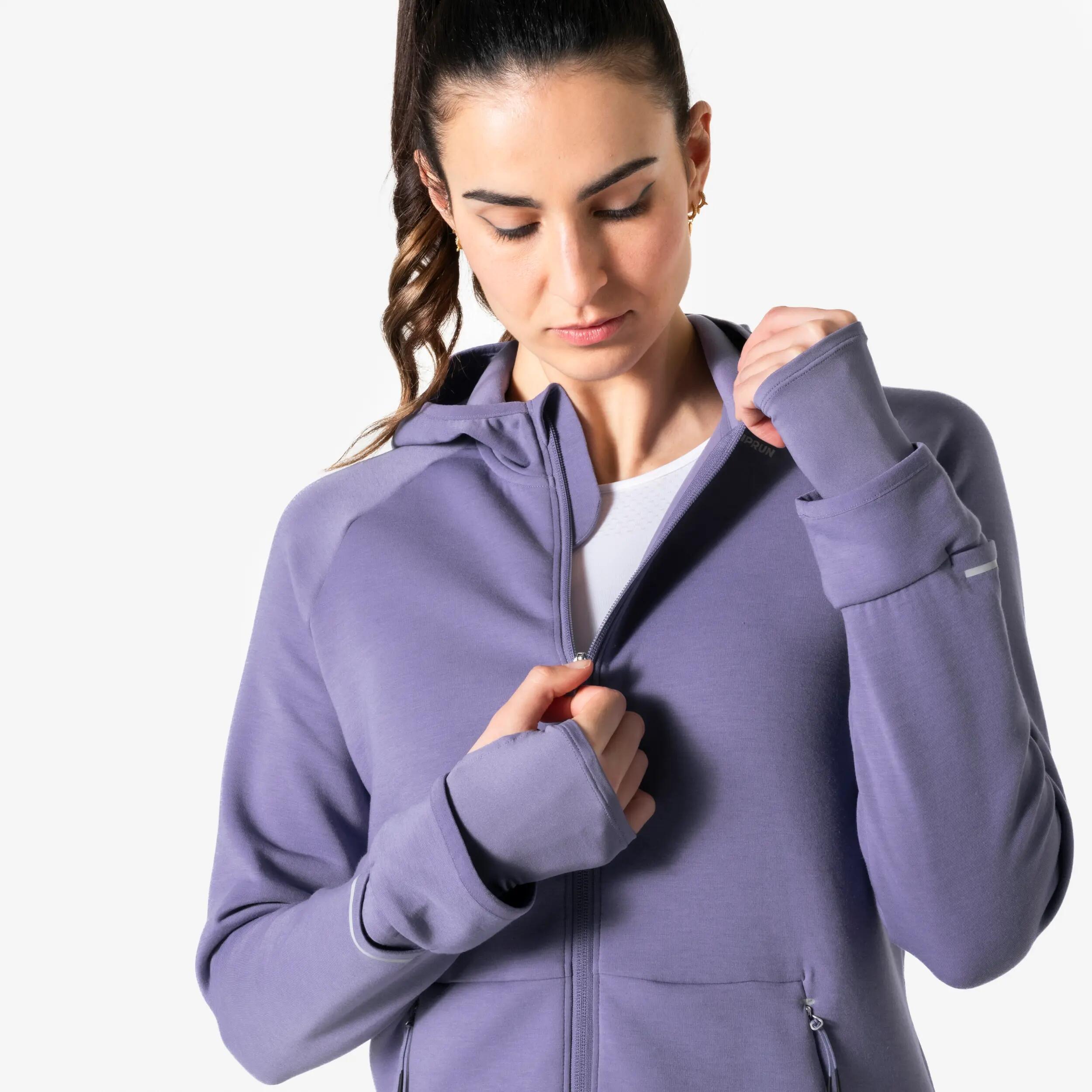 Veste de course chaude femme, Run 500 5/10