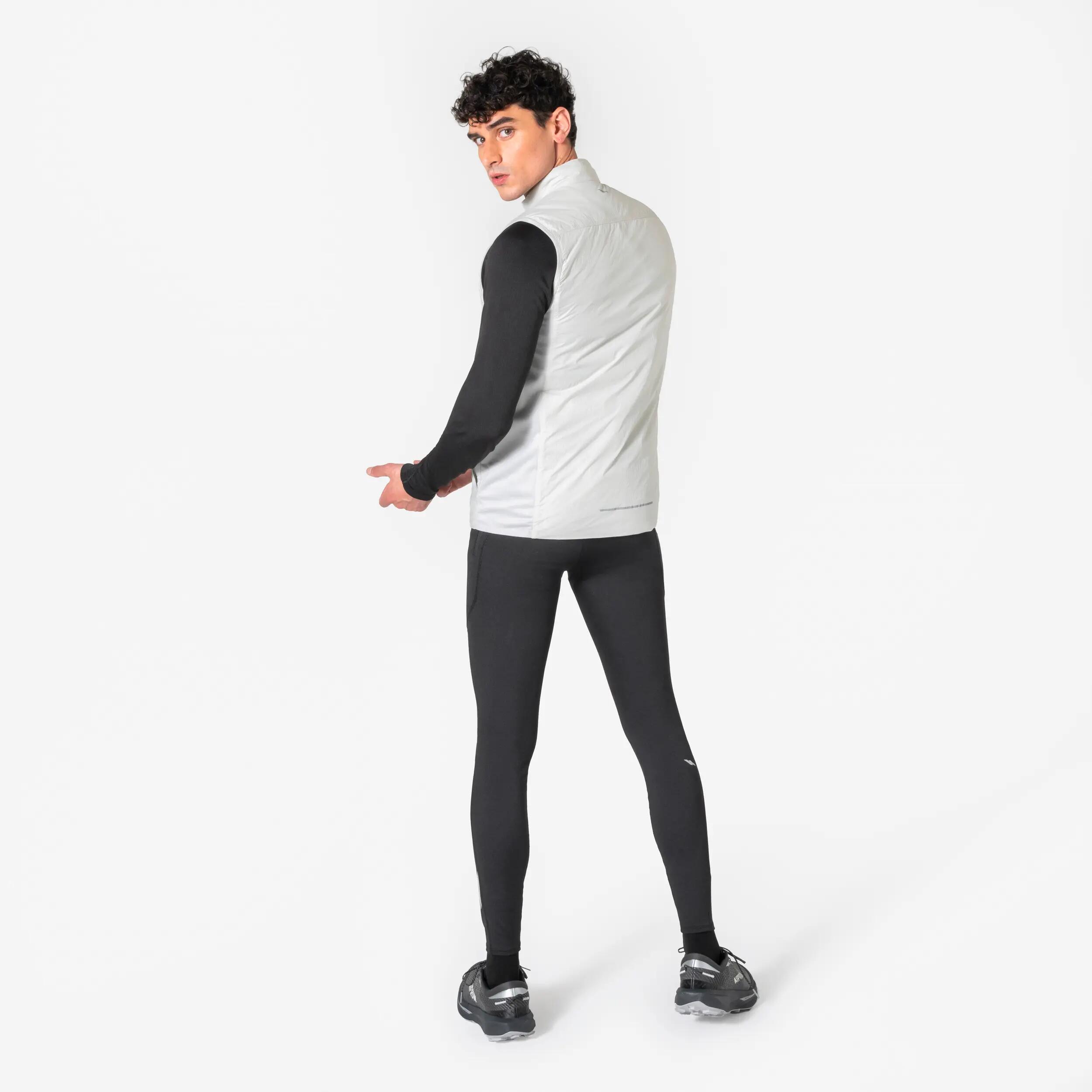 KIPRUN SL 500 Men's warm sleeveless running jacket grey 8/12