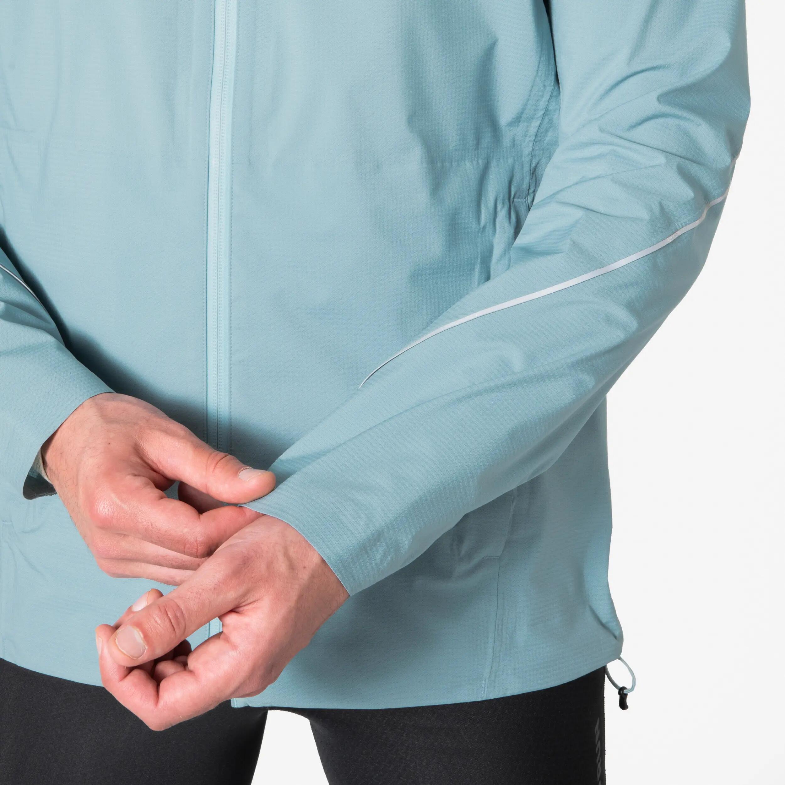 Chaqueta impermeable de running trail Hombre - KIPRUN Run Flow azul  15/20