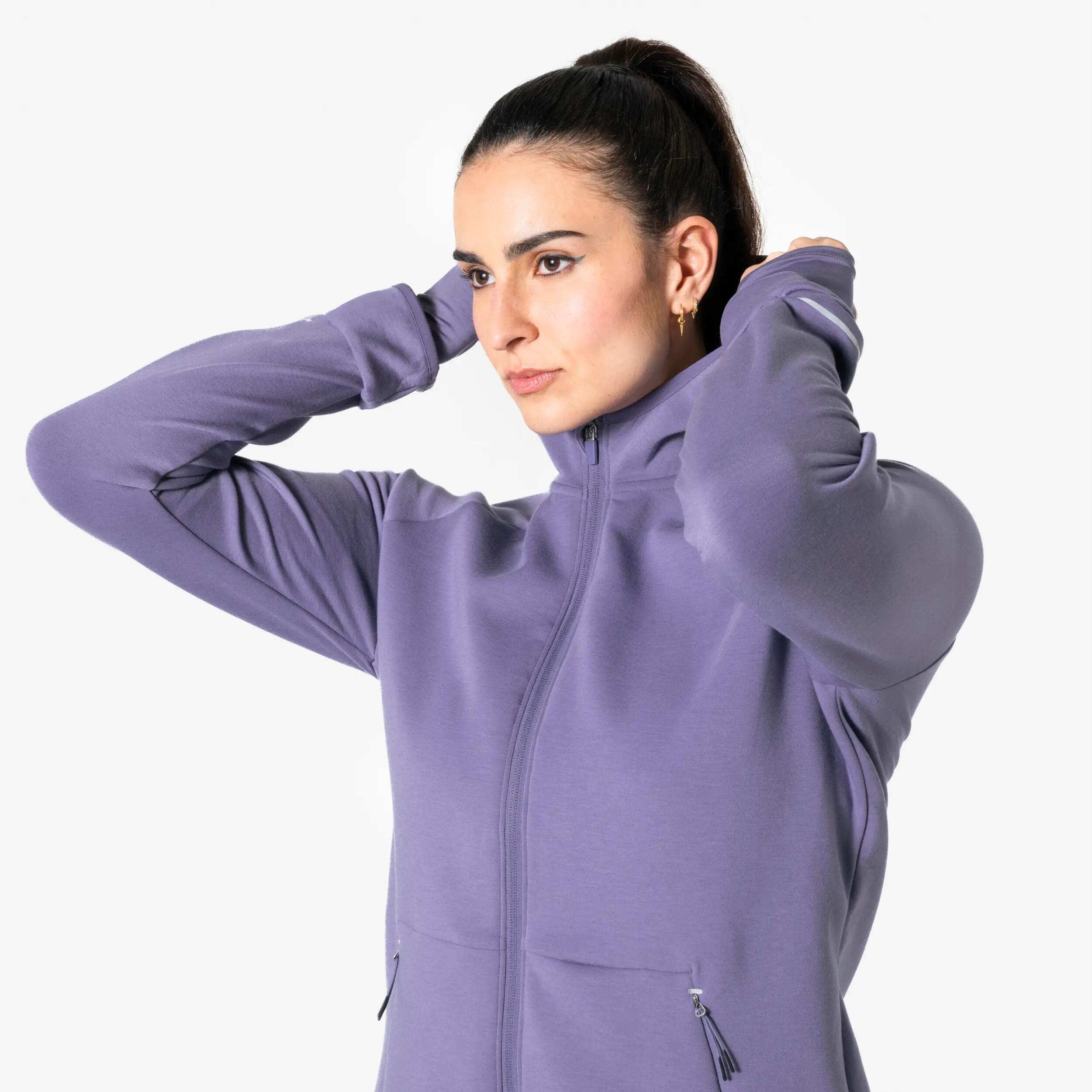 Veste de course chaude femme, Run 500 6/10