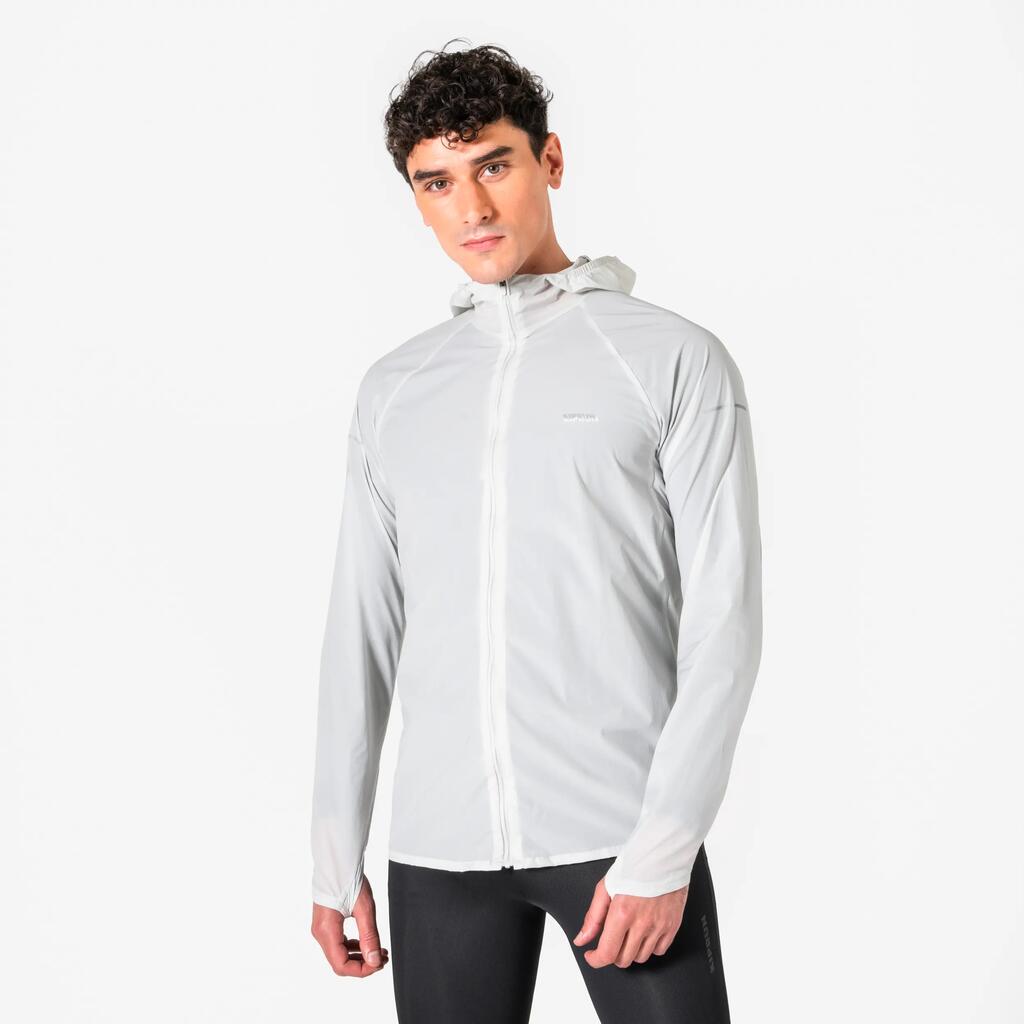 Kiprun Run 900 Wind Men's Running & Trail Windproof Jacket - Grey
