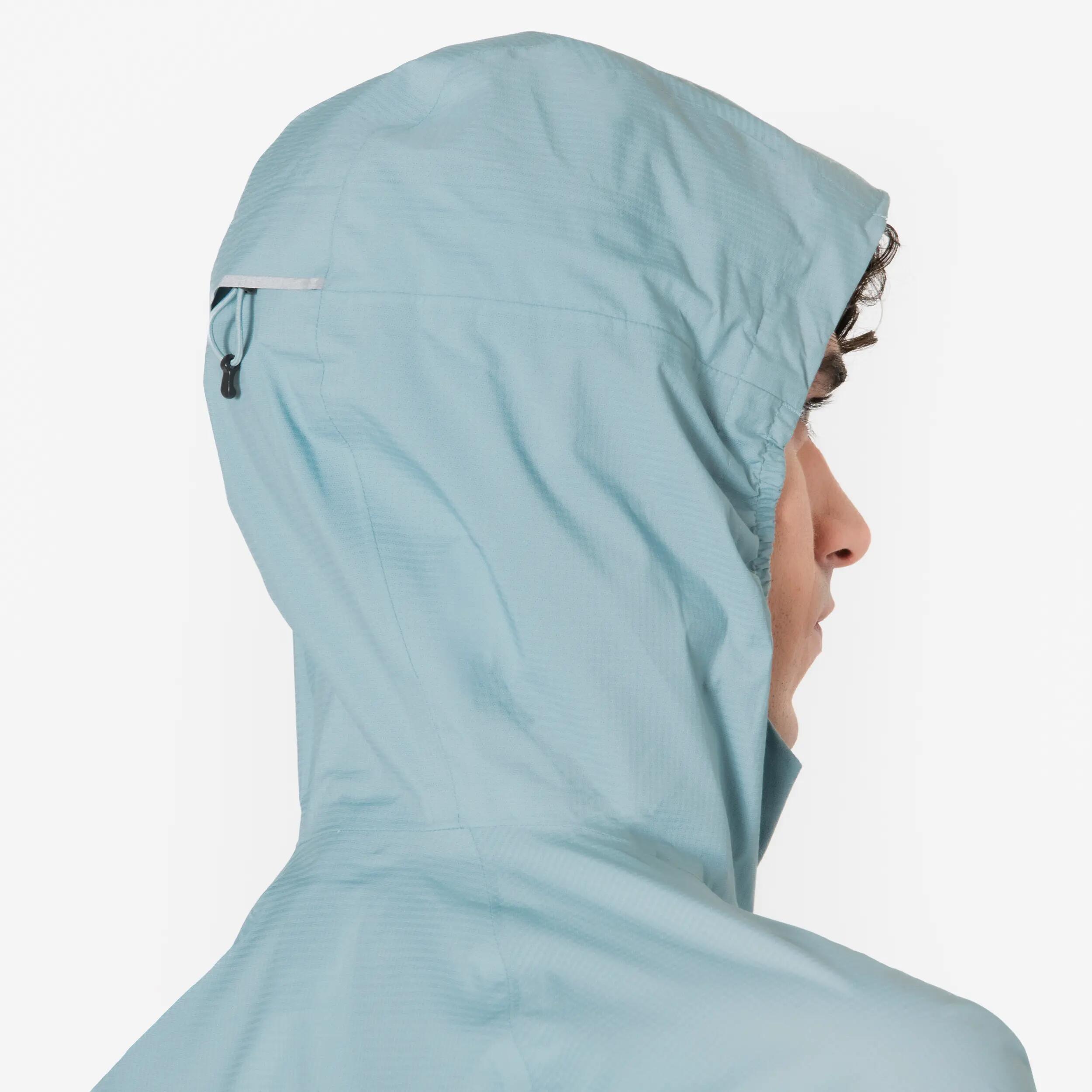 Chaqueta impermeable de running trail Hombre - KIPRUN Run Flow azul  11/20