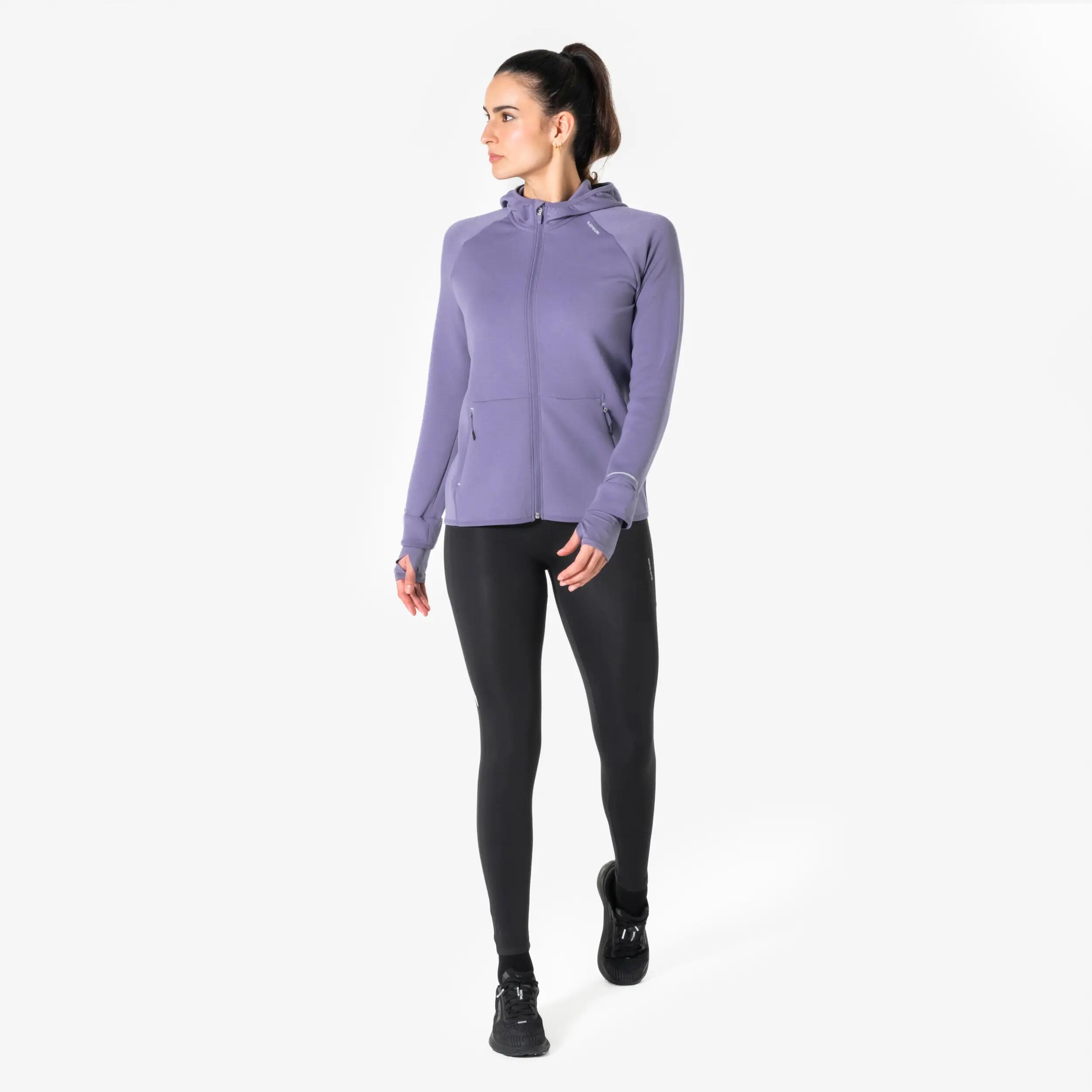 Veste de course chaude femme, Run 500 3/10