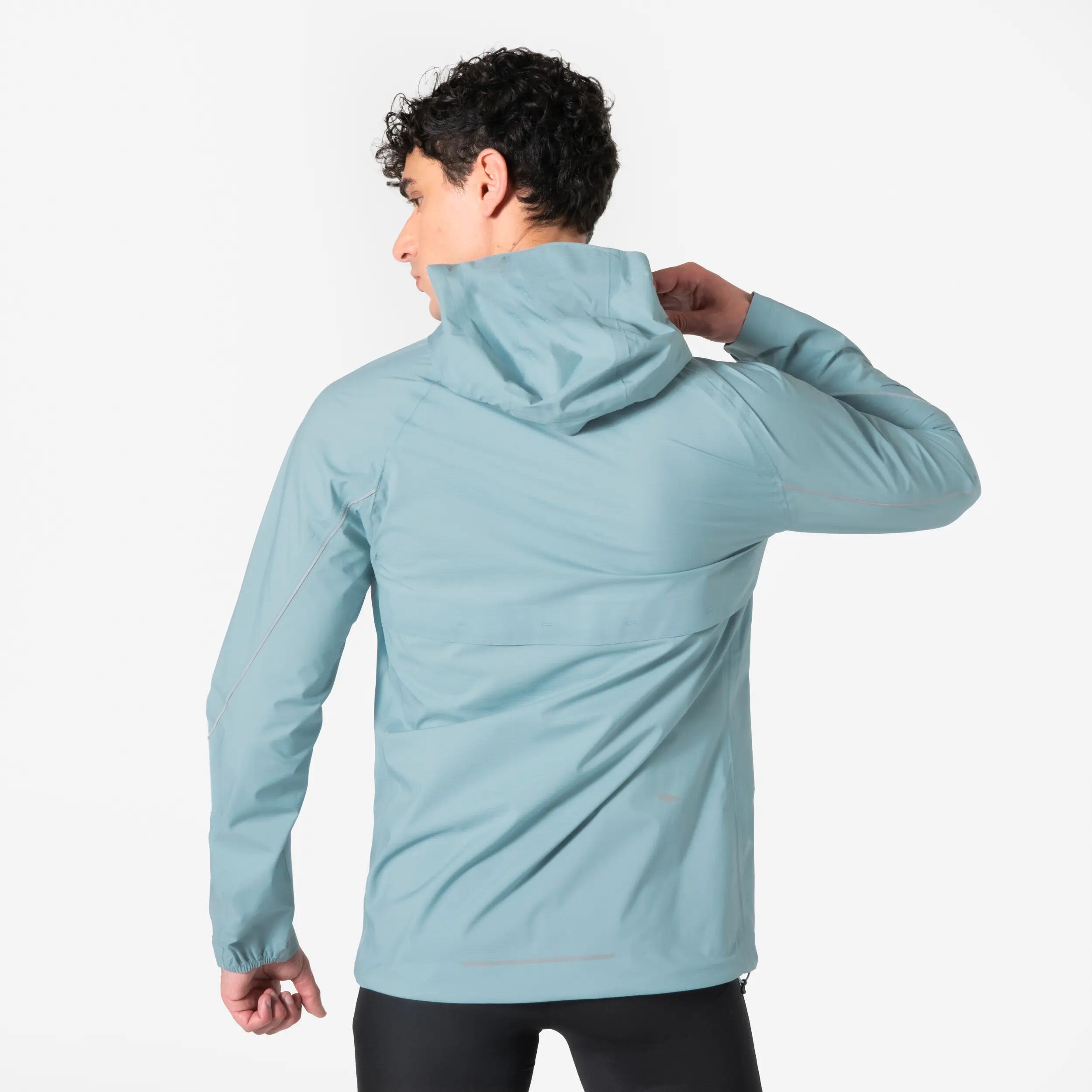 Chaqueta impermeable de running trail Hombre - KIPRUN Run Flow azul  4/20