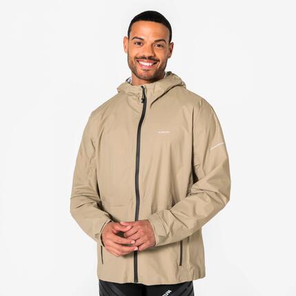 Veste de running imperméable et respirante Homme, KIPRUN Run 900 gris graphite