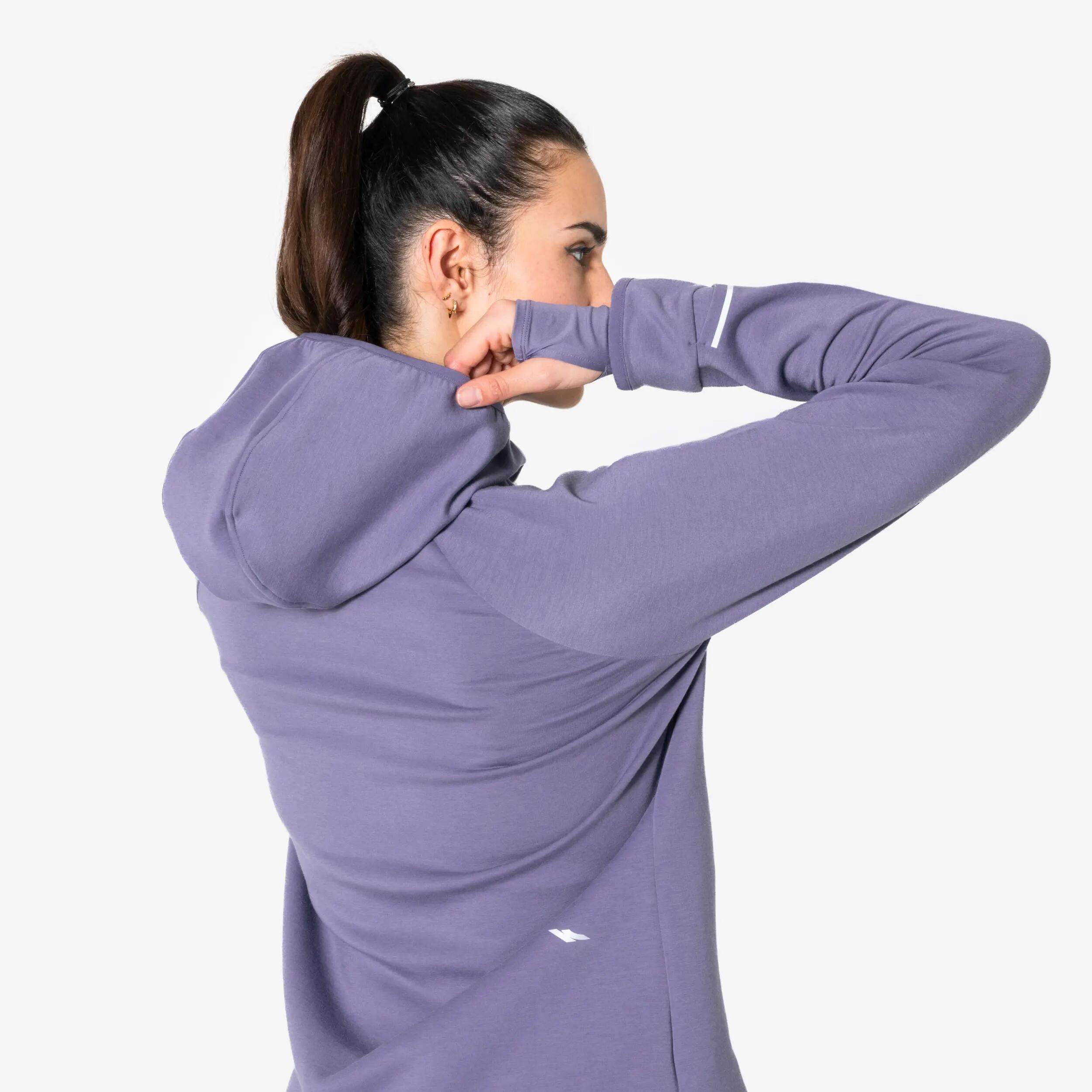 Veste de course chaude femme, Run 500 7/10