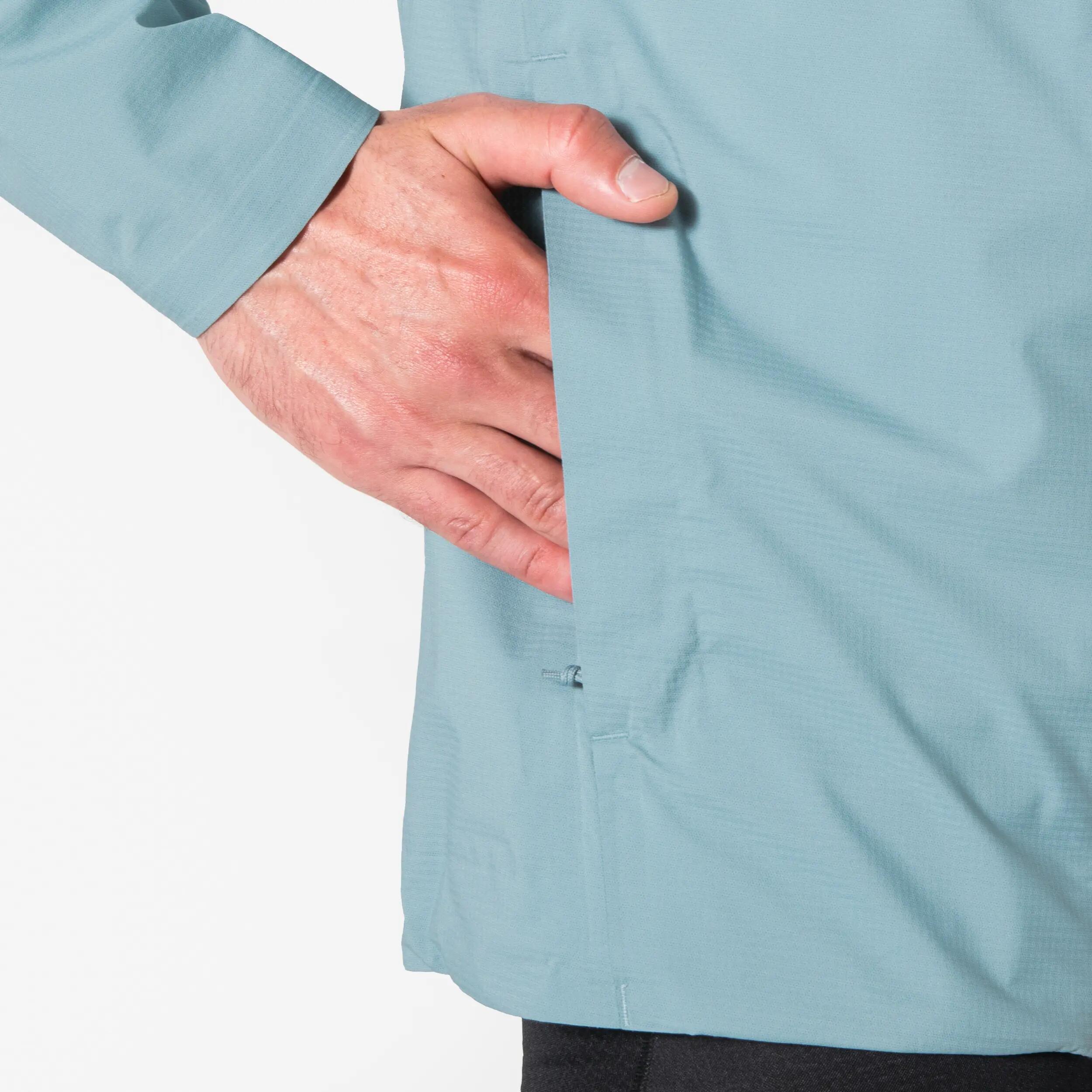 Chaqueta impermeable de running trail Hombre - KIPRUN Run Flow azul  9/20