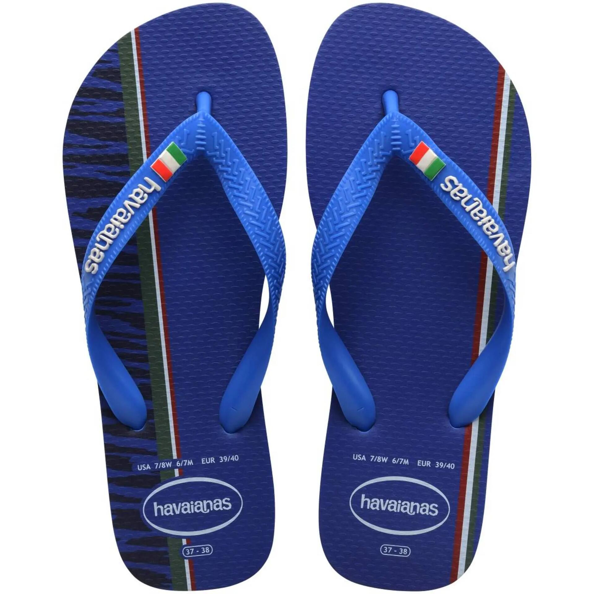Chinelo Masculino Top Nações Itália Havaianas Azu