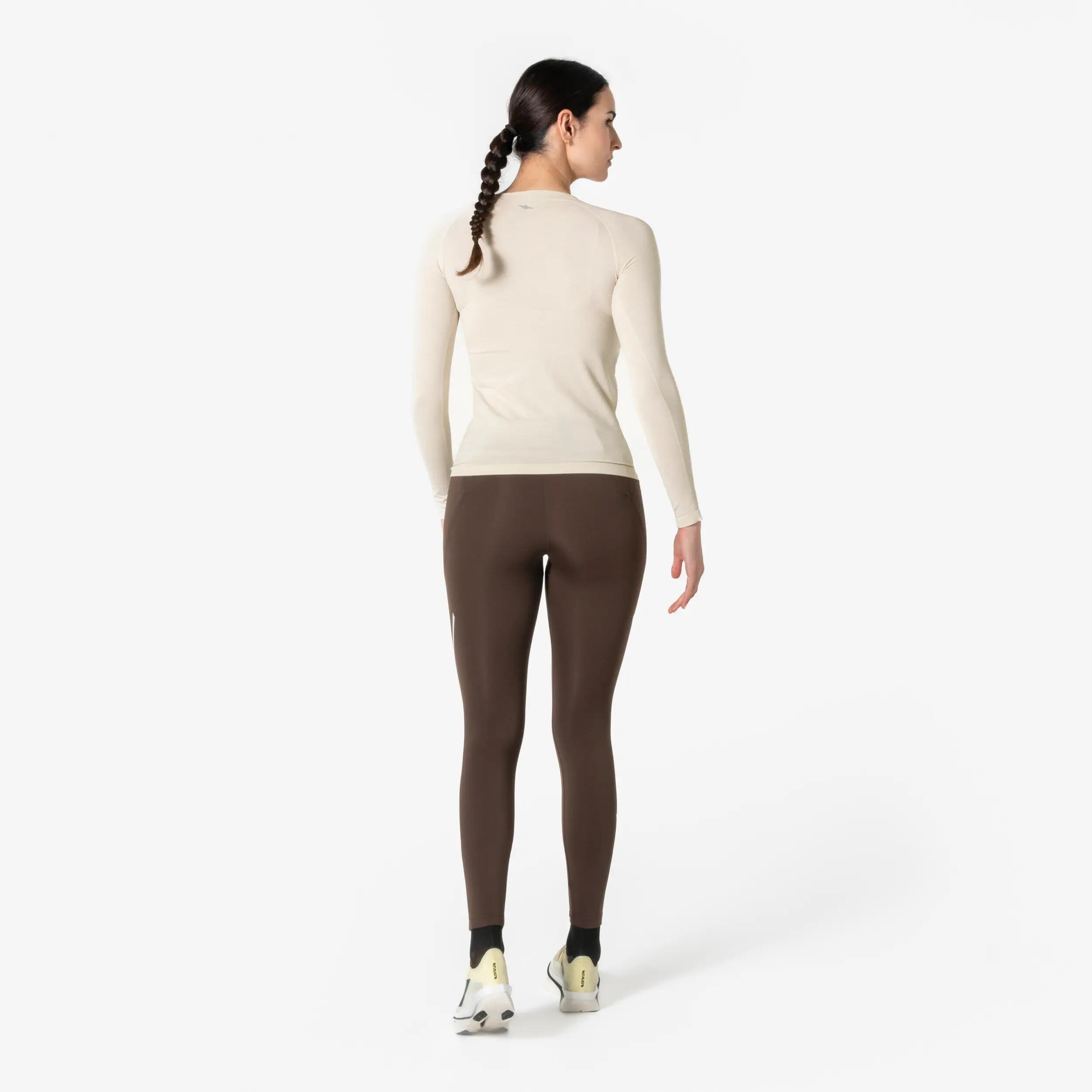 Legginsy do biegania damskie Kiprun Run 500 Warm ocieplane 2/8