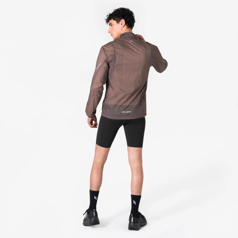 Erkek Koşu Rüzgarlığı - Kahverengi - Kiprun Run 500