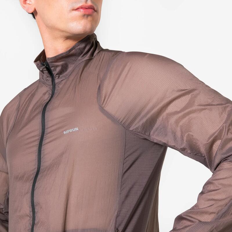 Erkek Koşu Rüzgarlığı - Kahverengi - Kiprun Run 500