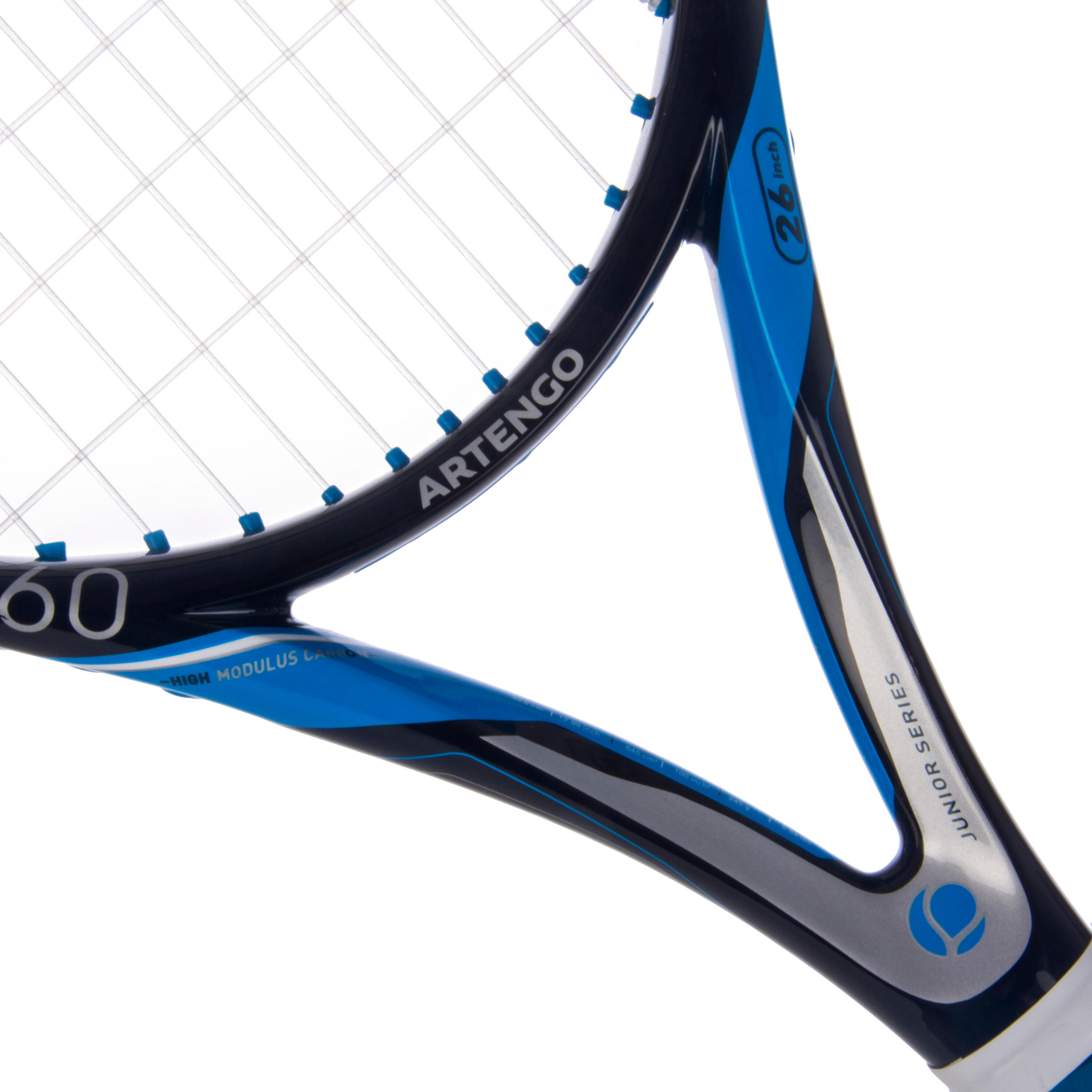 TR860 Junior 26 Graphite Tennis Racket - Blue 8/15