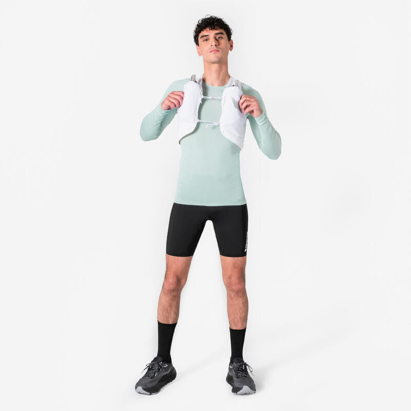Vestă de hidratare la alergare unisex - KIPRUN PROTEAM 10 alb