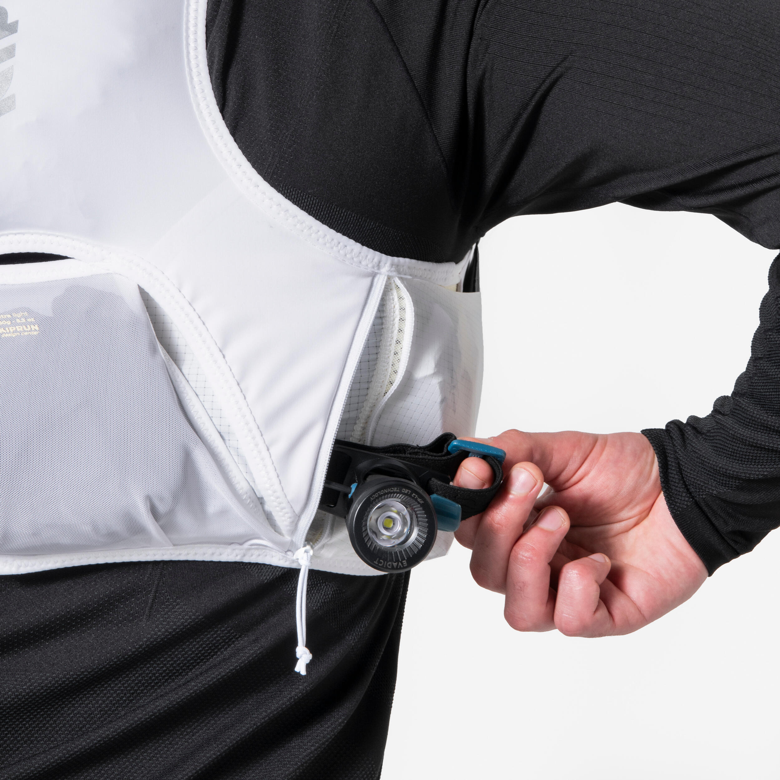 Gilet d'hydratation running unisexe - KIPRUN PROTEAM 5 blanc 11/21