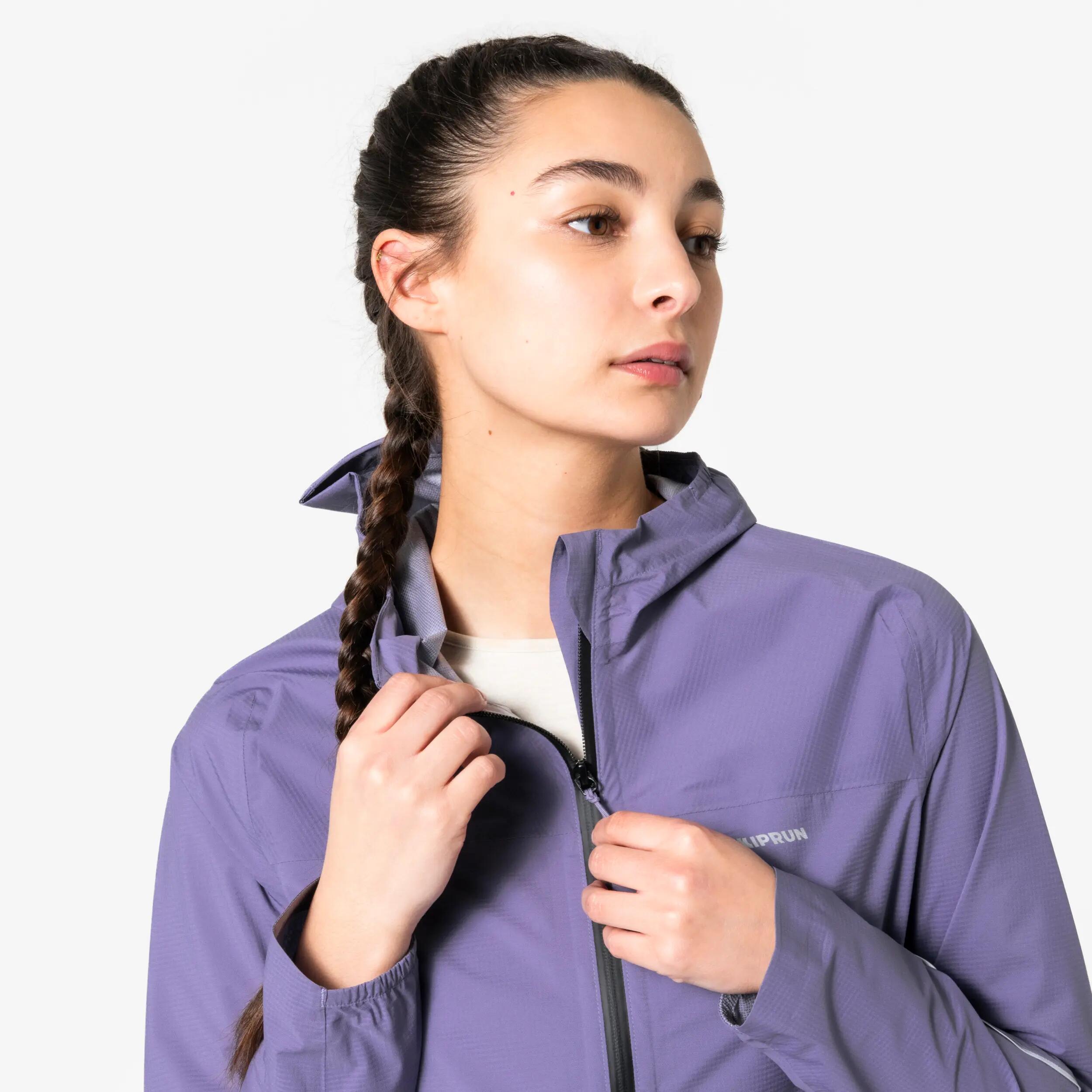 Dámská bunda na trailový běh prodyšná nepromokavá Kiprun Run Flow 4/14