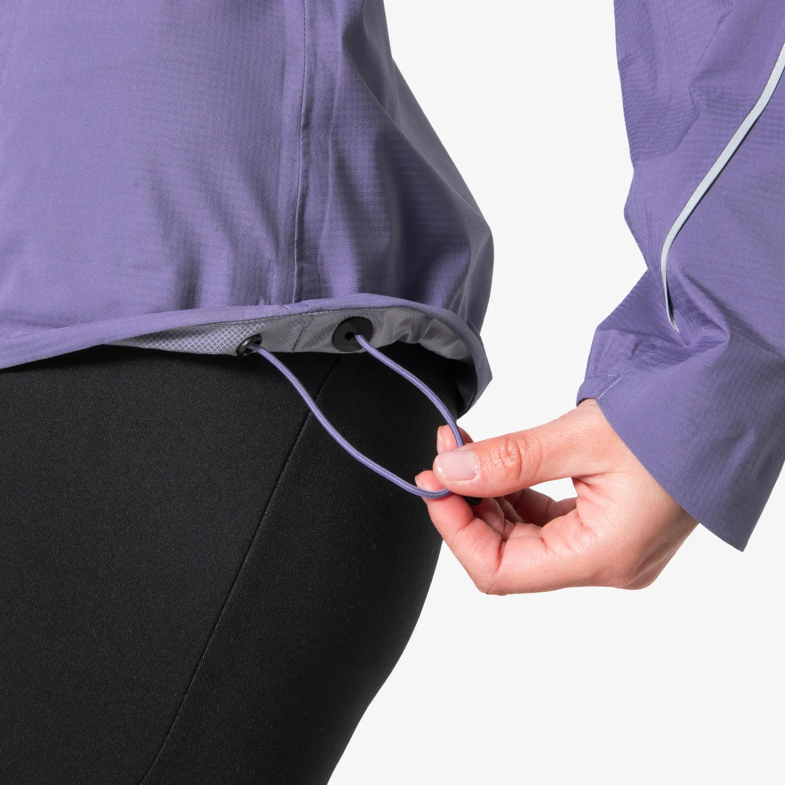 Dámská bunda na trailový běh prodyšná nepromokavá Kiprun Run Flow 10/14