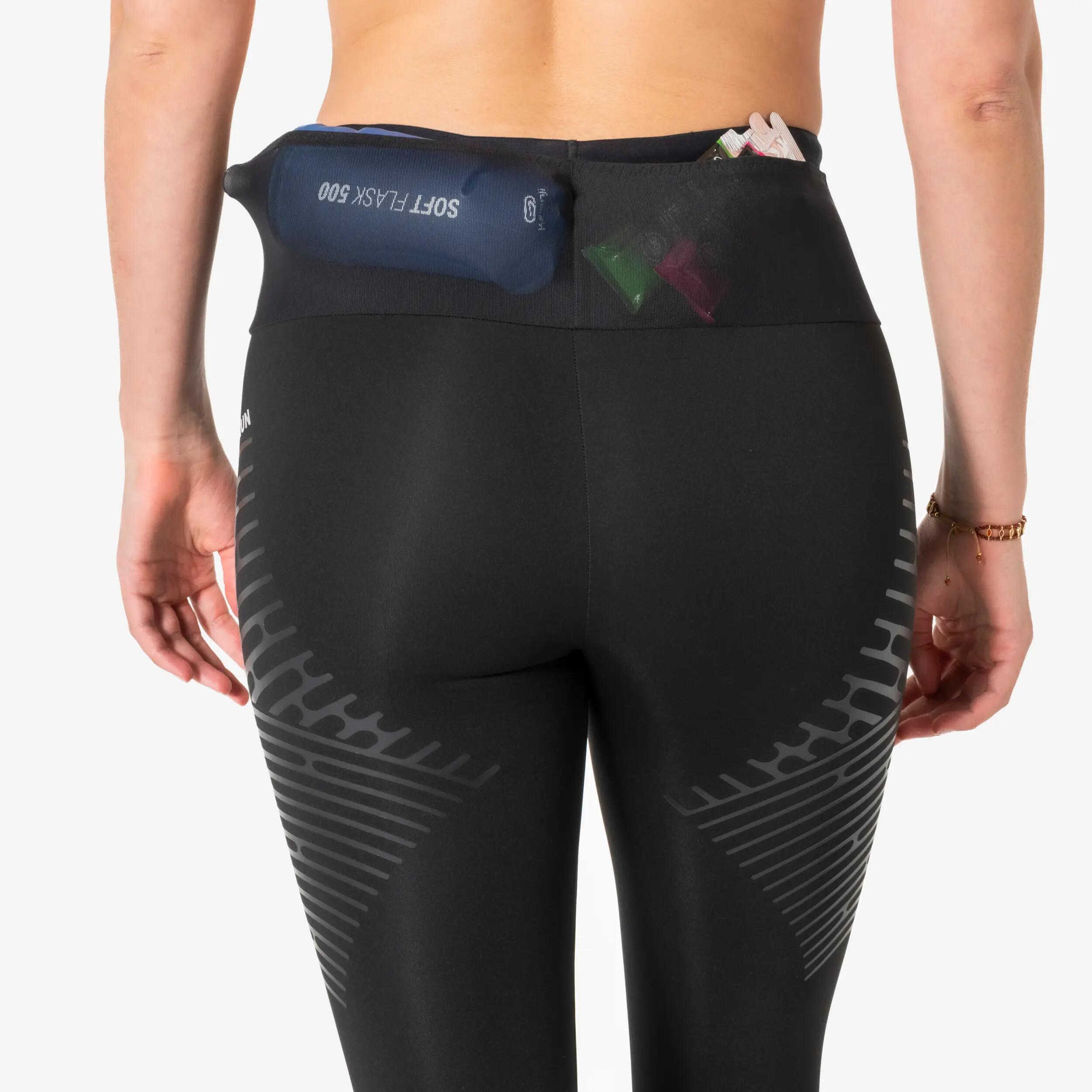 Legging running femme Rheon Kiprun noir 10/15