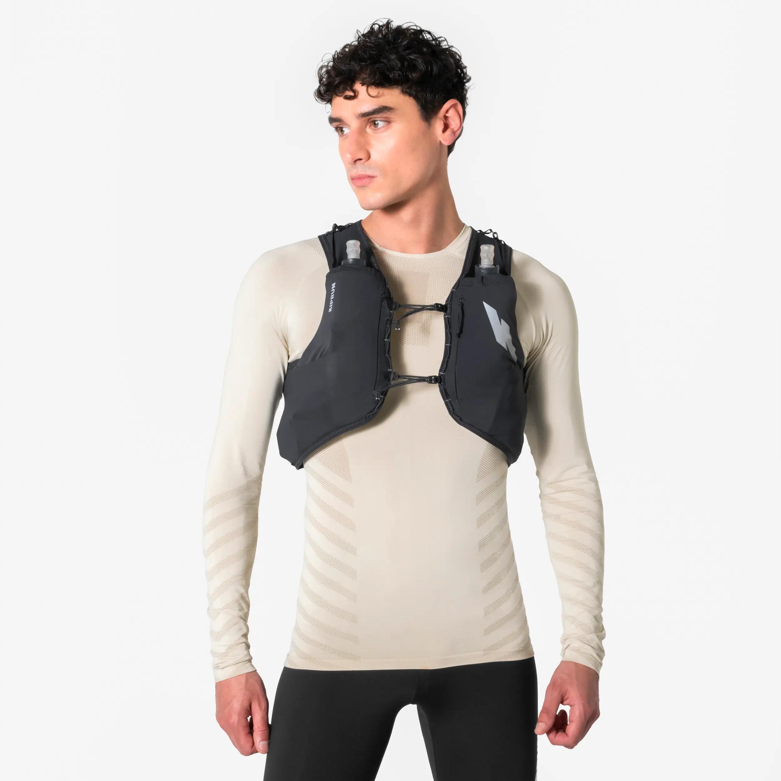 Vestă de hidratare pentru alergare unisex - KIPRUN PROTEAM 5 Gri 2/22
