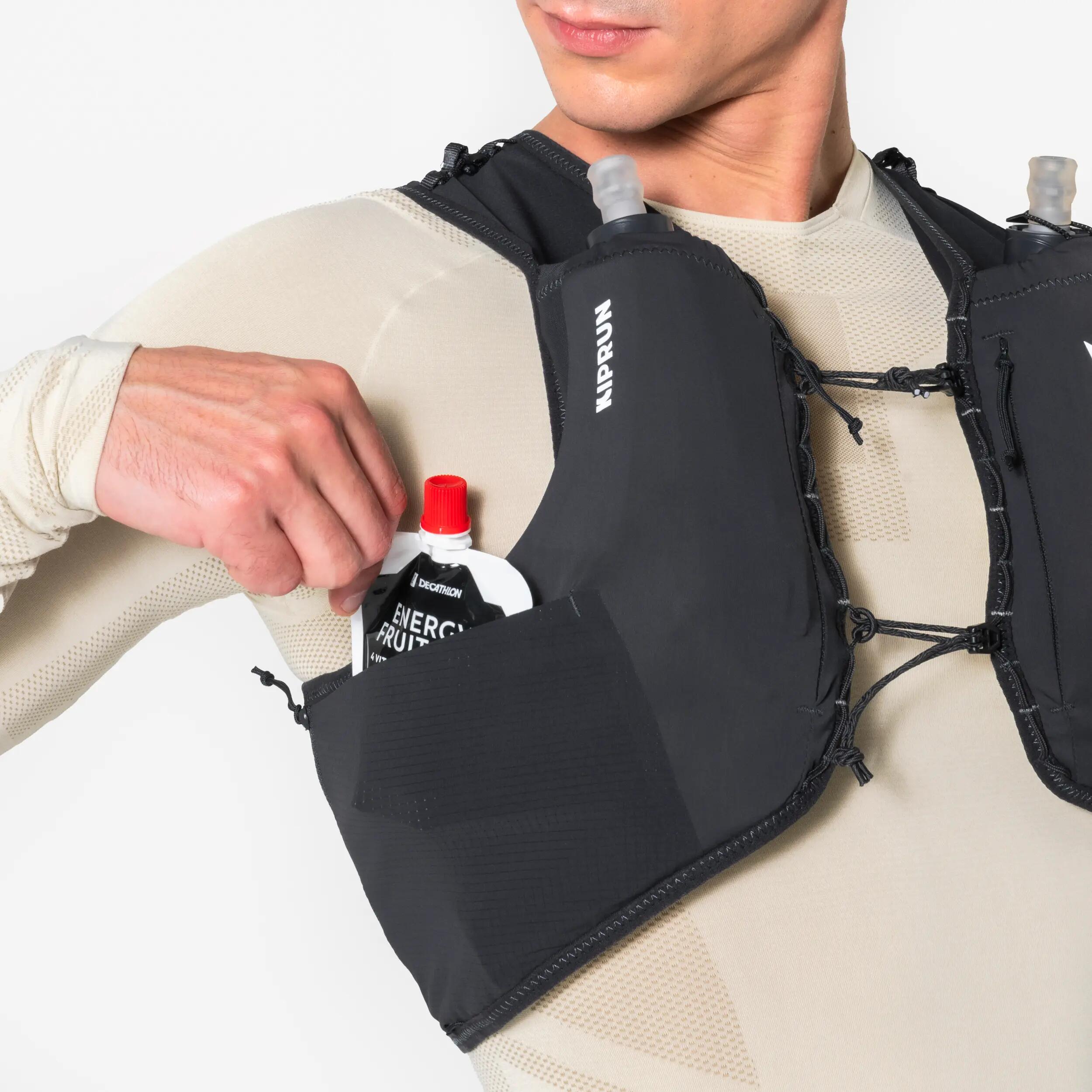 Vestă de hidratare pentru alergare unisex - KIPRUN PROTEAM 5 Gri 12/22
