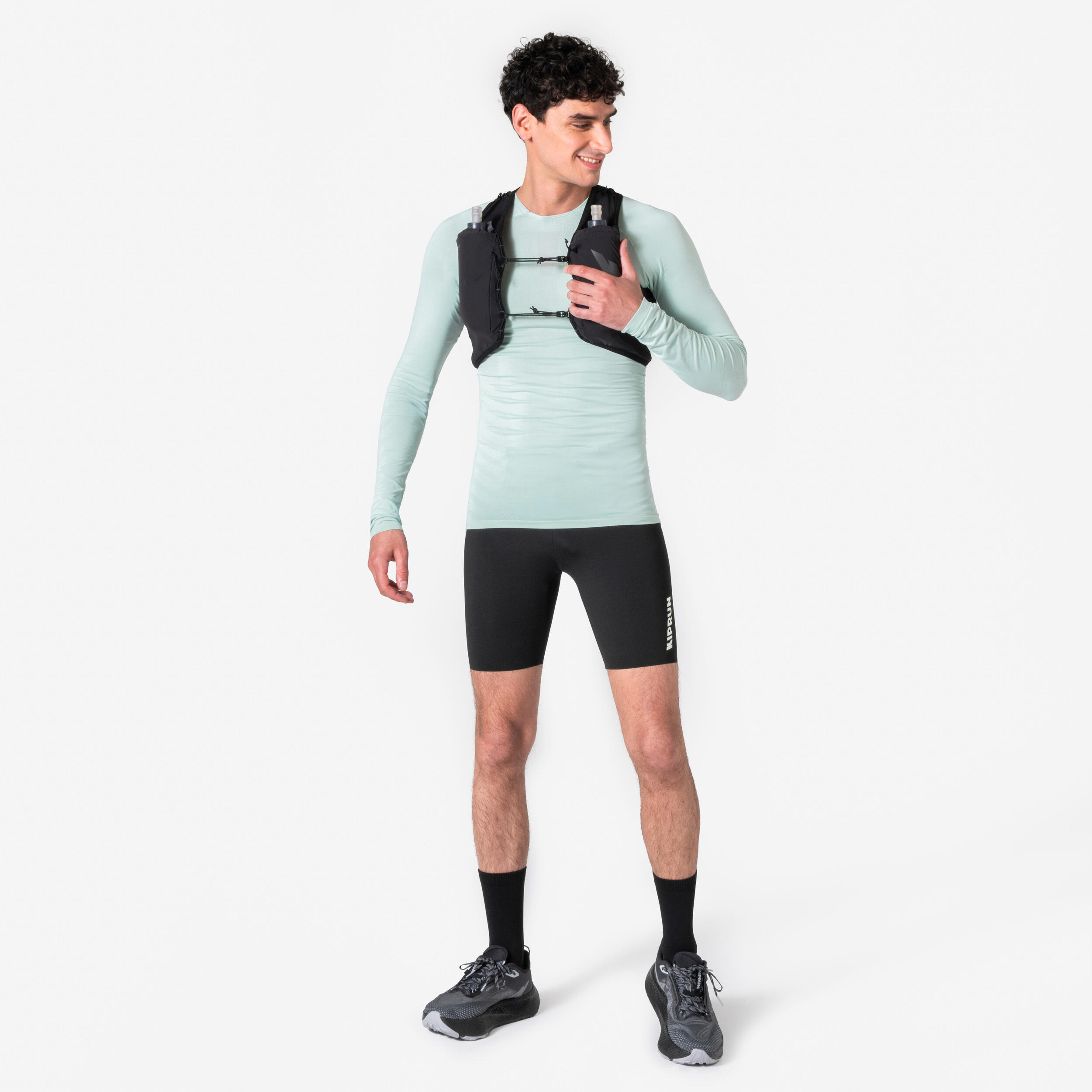 Lauf-Hydrationsweste Unisex - Kiprun Proteam 5 schwarz 16/17