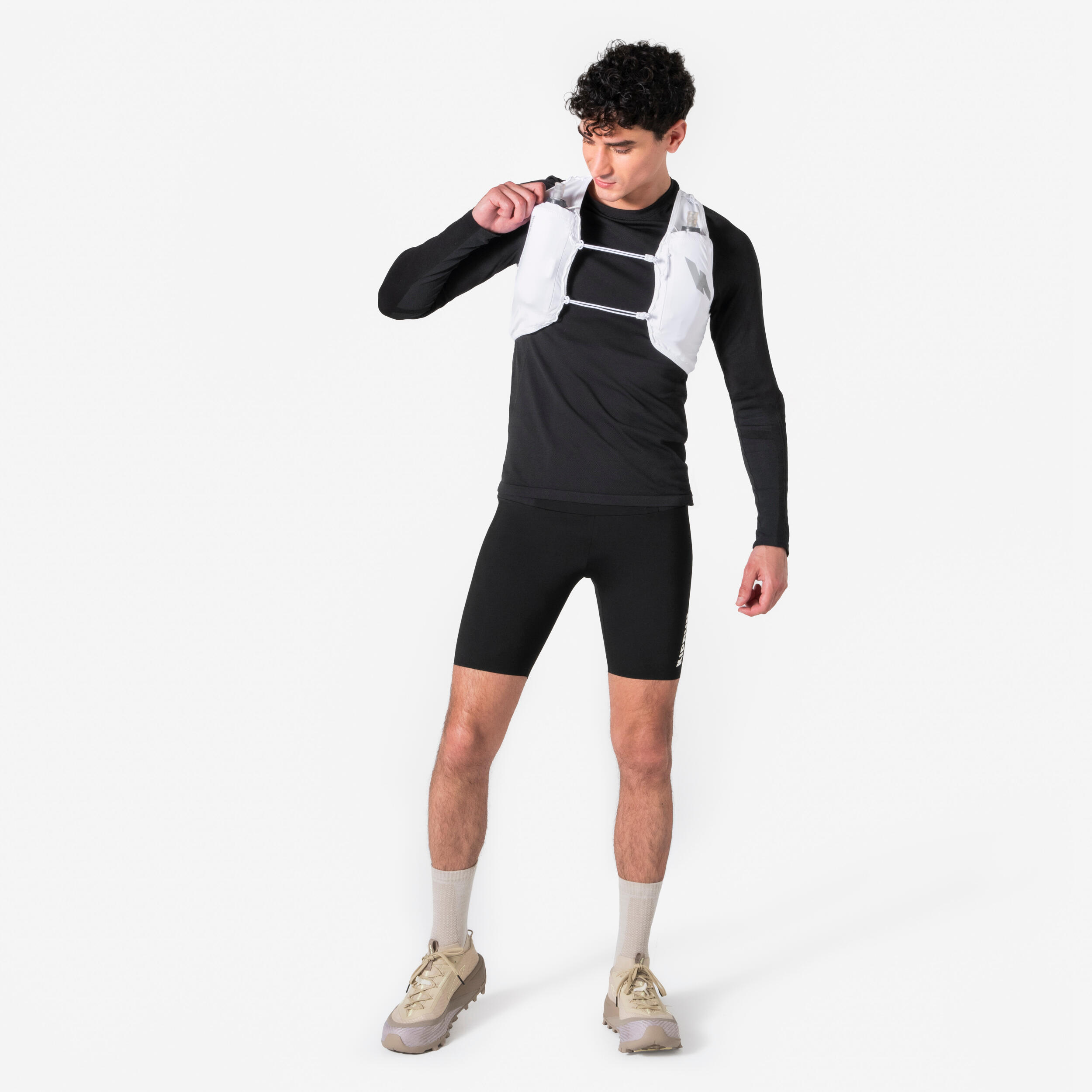 Gilet d'hydratation running unisexe - KIPRUN PROTEAM 5 blanc 3/21