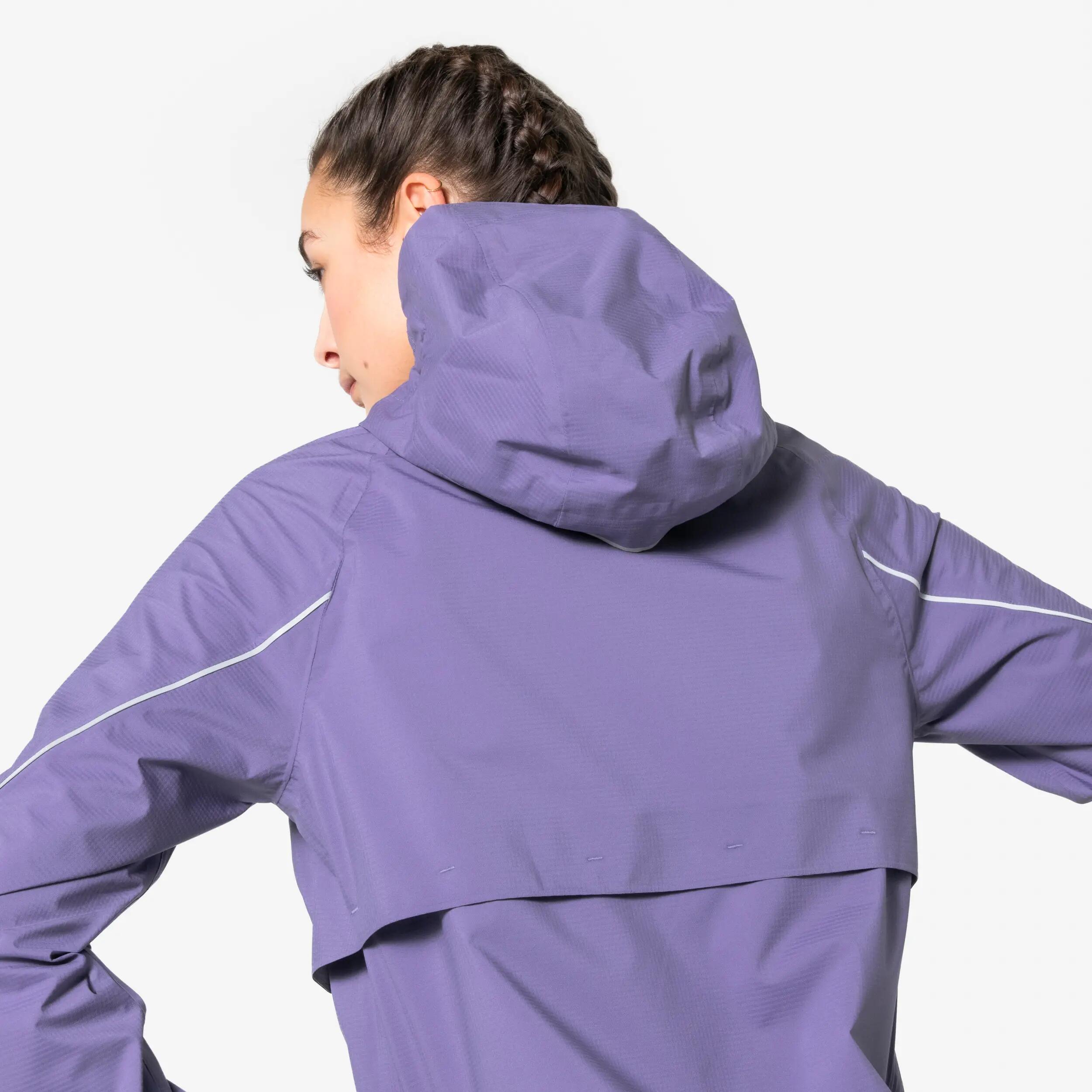 Dámská bunda na trailový běh prodyšná nepromokavá Kiprun Run Flow 8/14