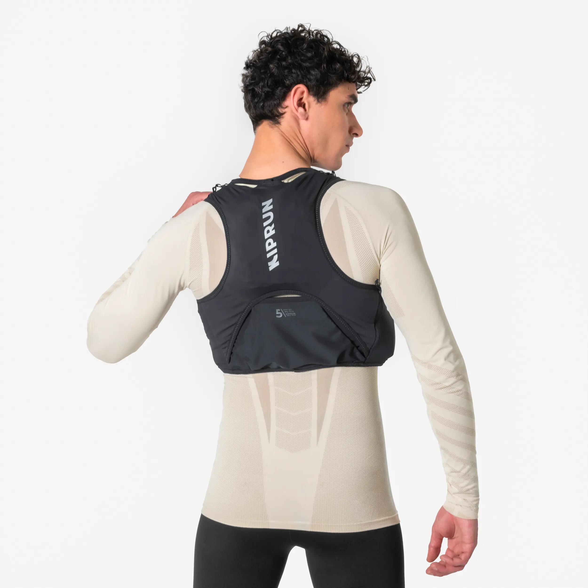 Vestă de hidratare pentru alergare unisex - KIPRUN PROTEAM 5 Gri 4/22