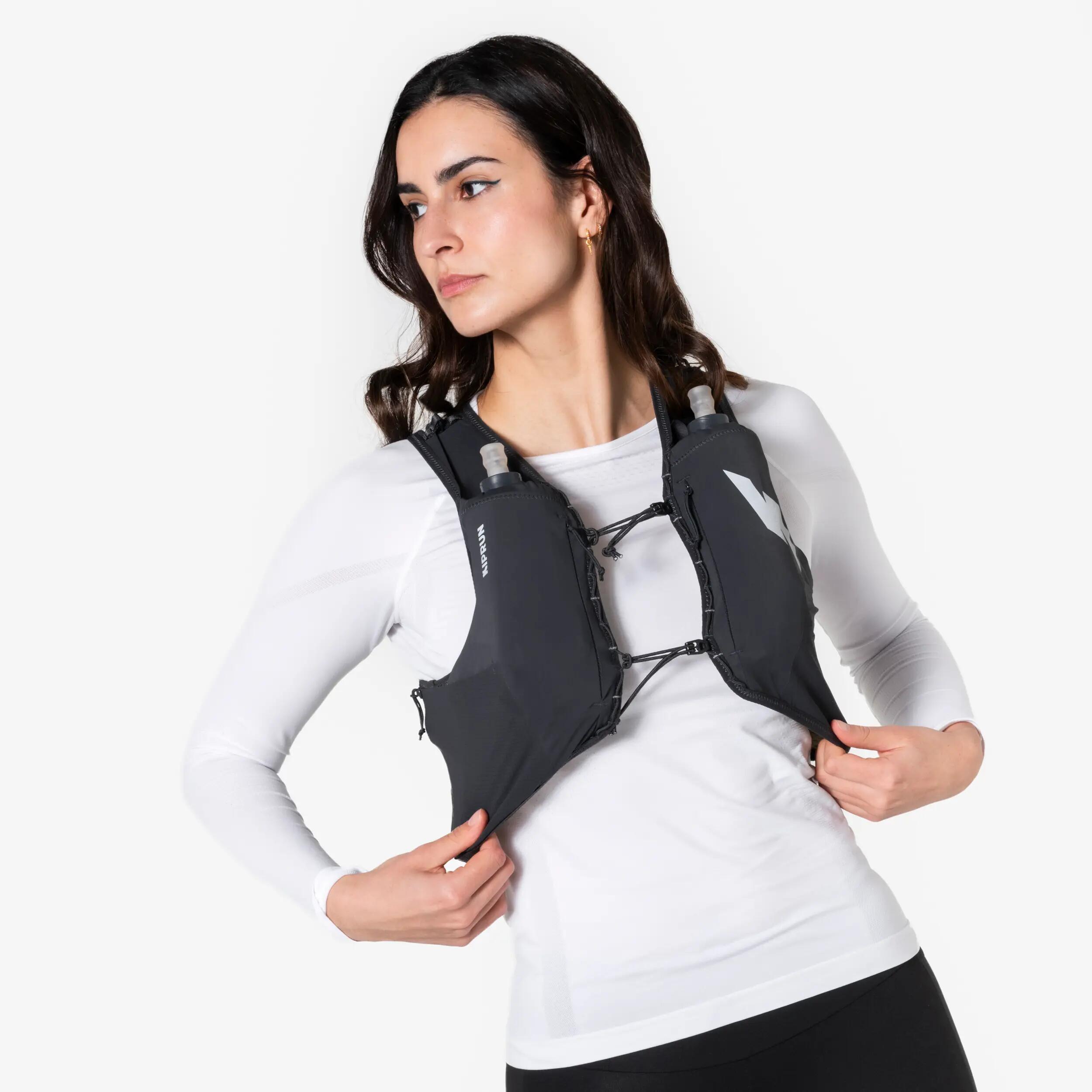 Vestă de hidratare pentru alergare unisex - KIPRUN PROTEAM 5 Gri 21/22