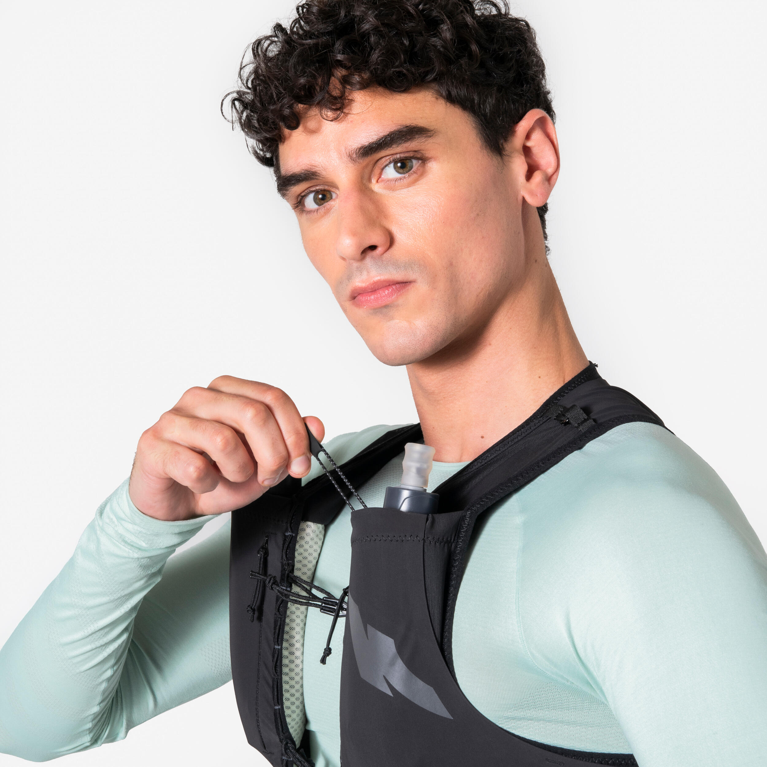 Gilet d'hydratation running unisexe - KIPRUN PROTEAM 10 noir 10/20