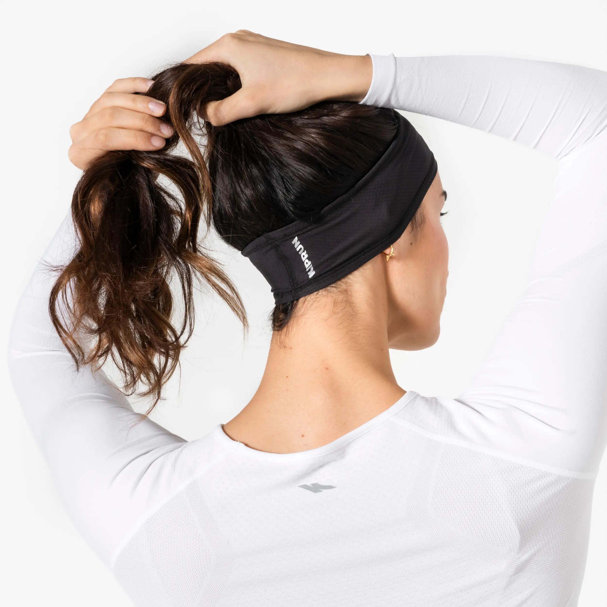 Yetişkin Bandana - Koşu - Siyah - Kiprun V2 3/5