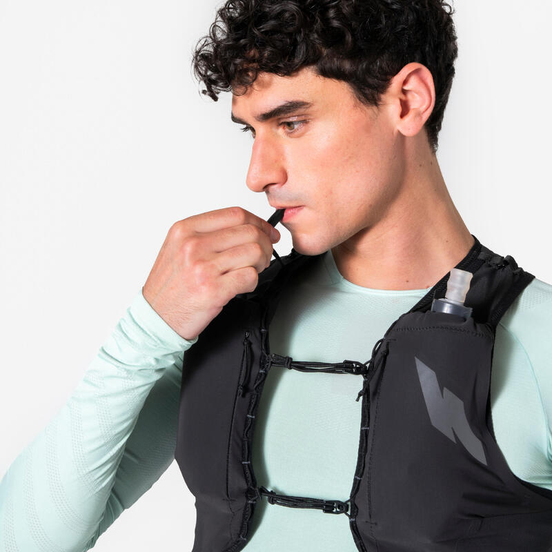 Vestă de hidratare alergare unisex - KIPRUN PROTEAM 10 negru