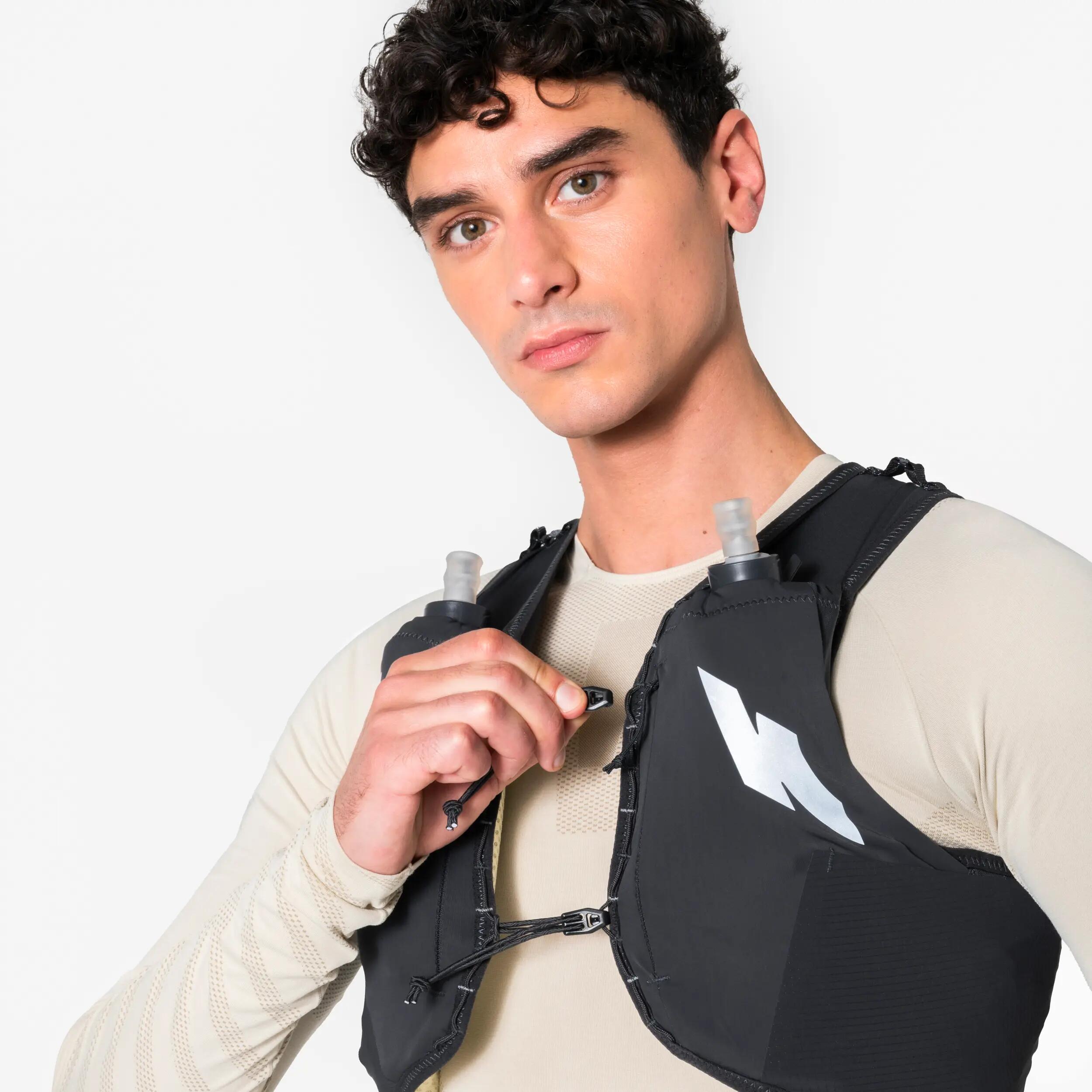 Vestă de hidratare pentru alergare unisex - KIPRUN PROTEAM 5 Gri 9/22