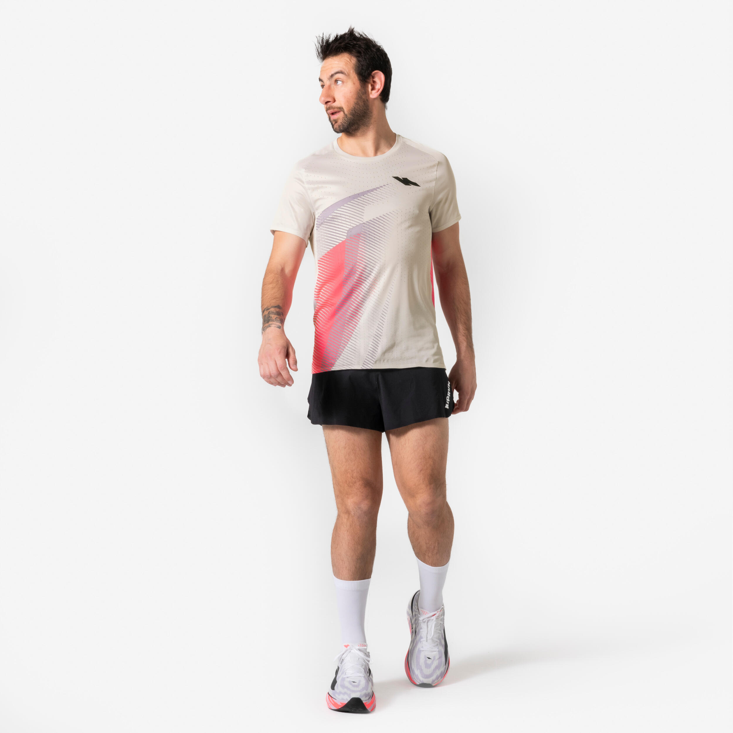 Calções de Corrida Homem, Kiprun Run 900 Proteam preto 2/13
