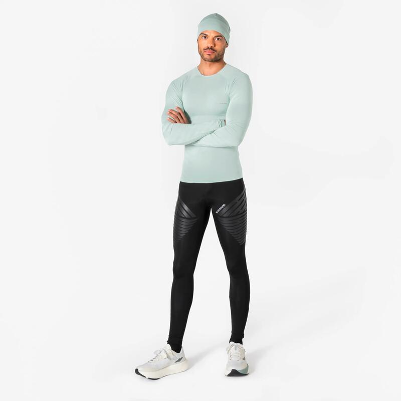 Yetişkin Koşu Beresi - Açık Yeşil - Kiprun Warm+ V2