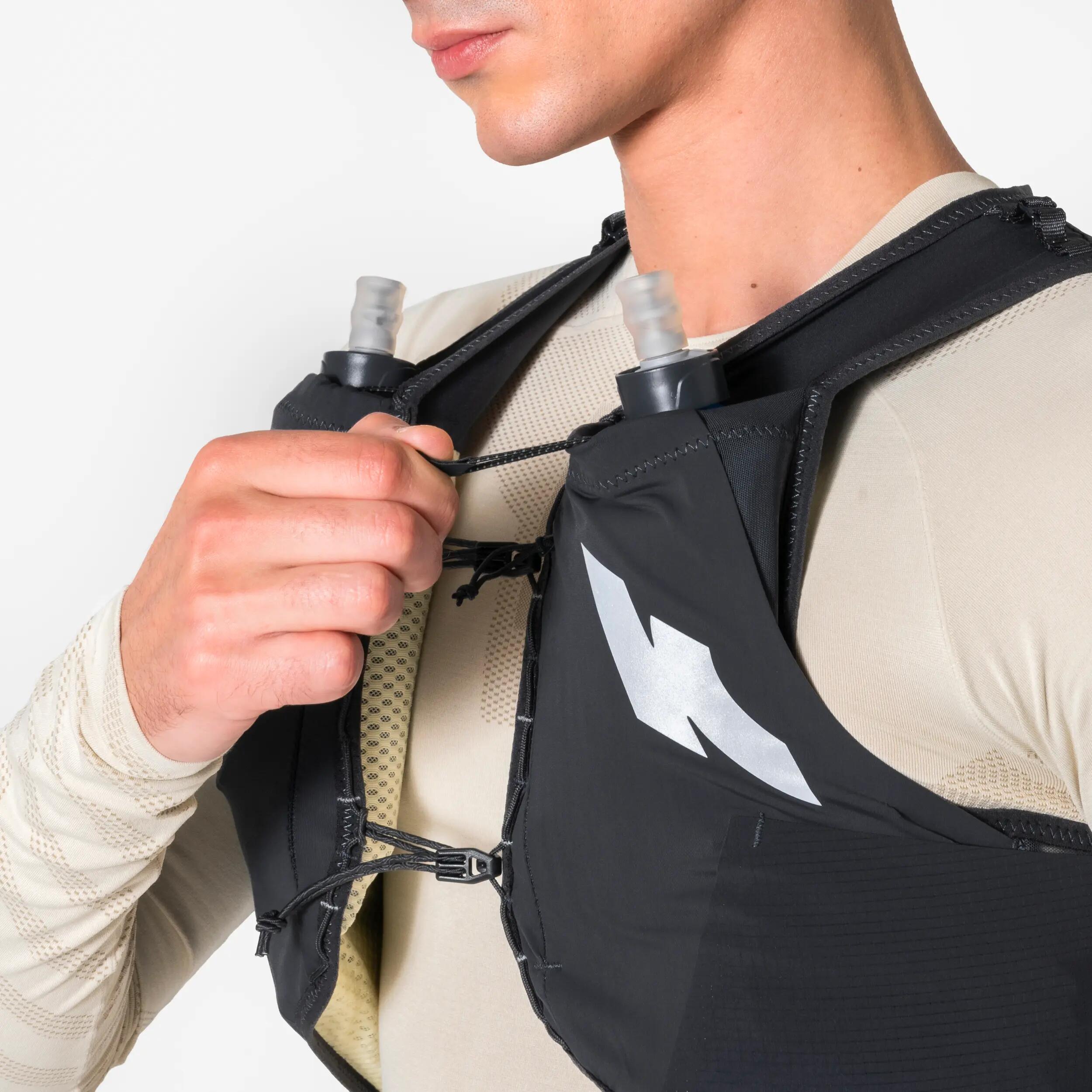 Vestă de hidratare pentru alergare unisex - KIPRUN PROTEAM 5 Gri 11/22