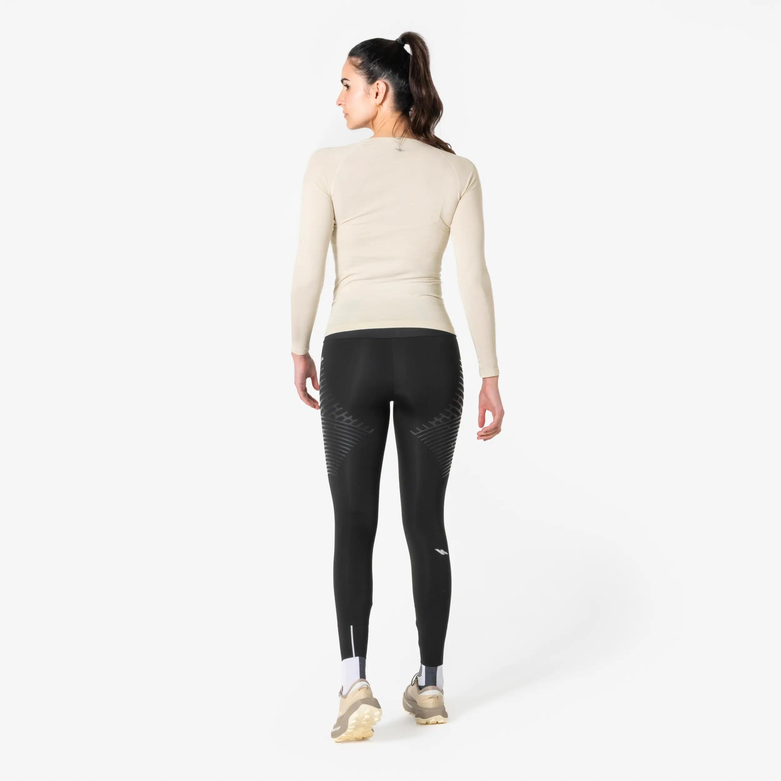Legging running femme Rheon Kiprun noir 12/15
