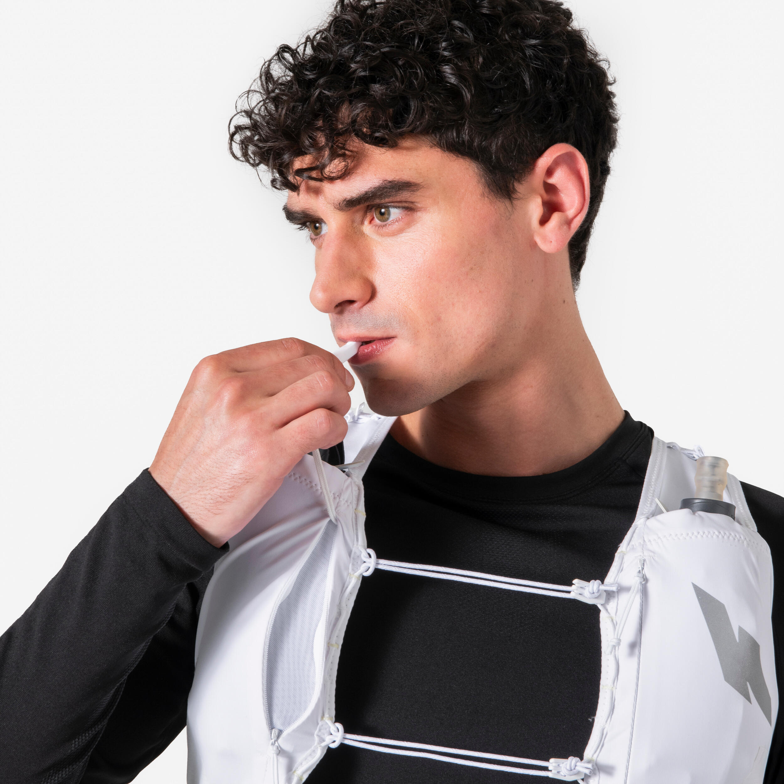 Gilet d'hydratation running unisexe - KIPRUN PROTEAM 5 blanc 7/21