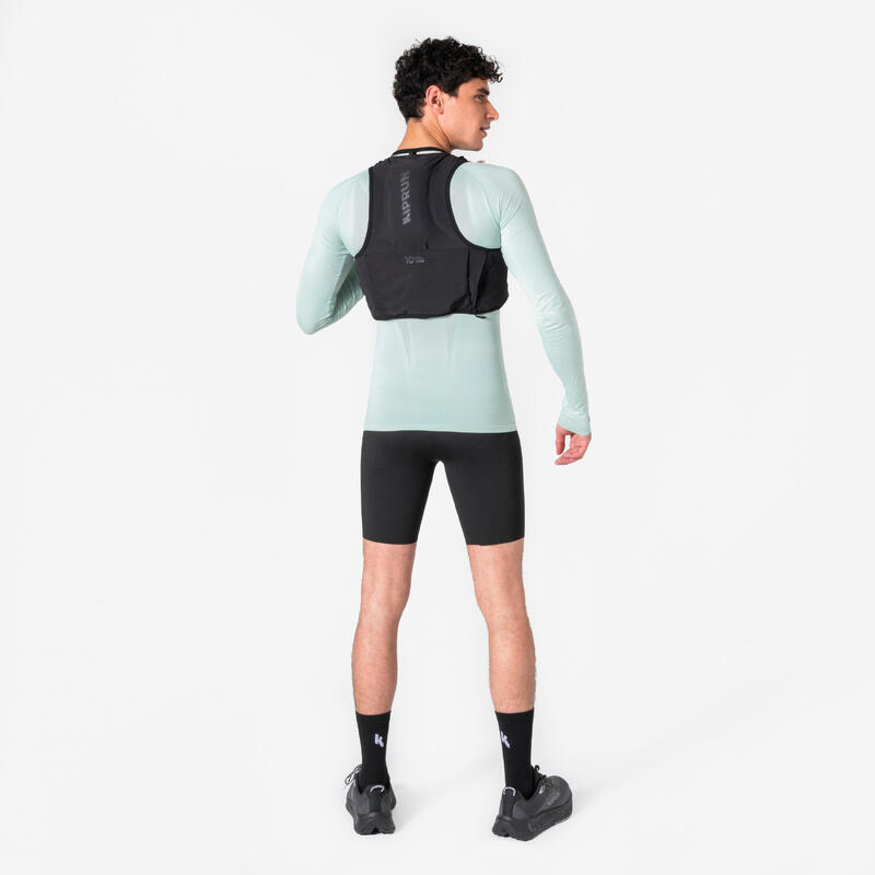 Vestă de hidratare alergare unisex - KIPRUN PROTEAM 10 negru