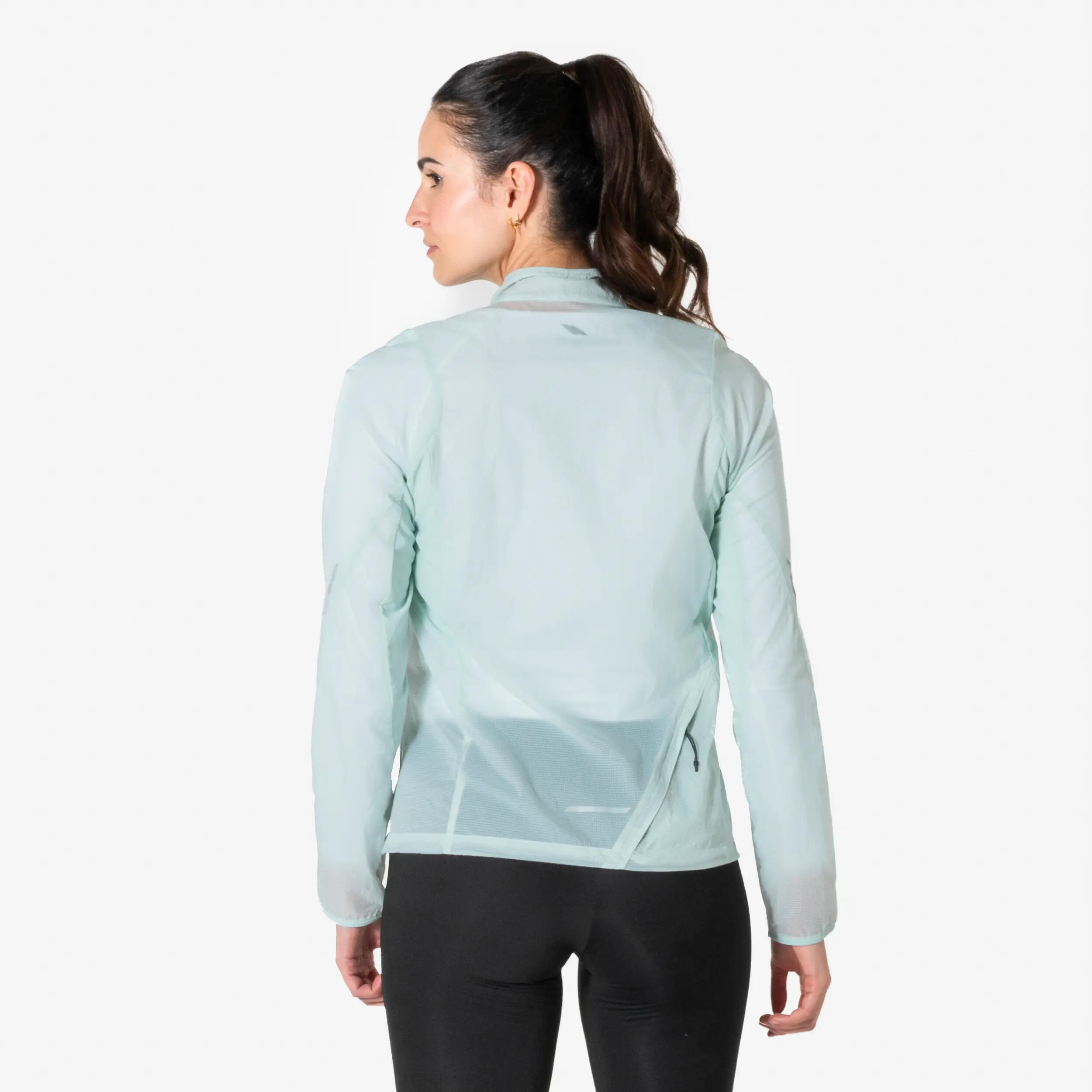 Manteau de course à pied coupe-vent femme, Run 500 2/13