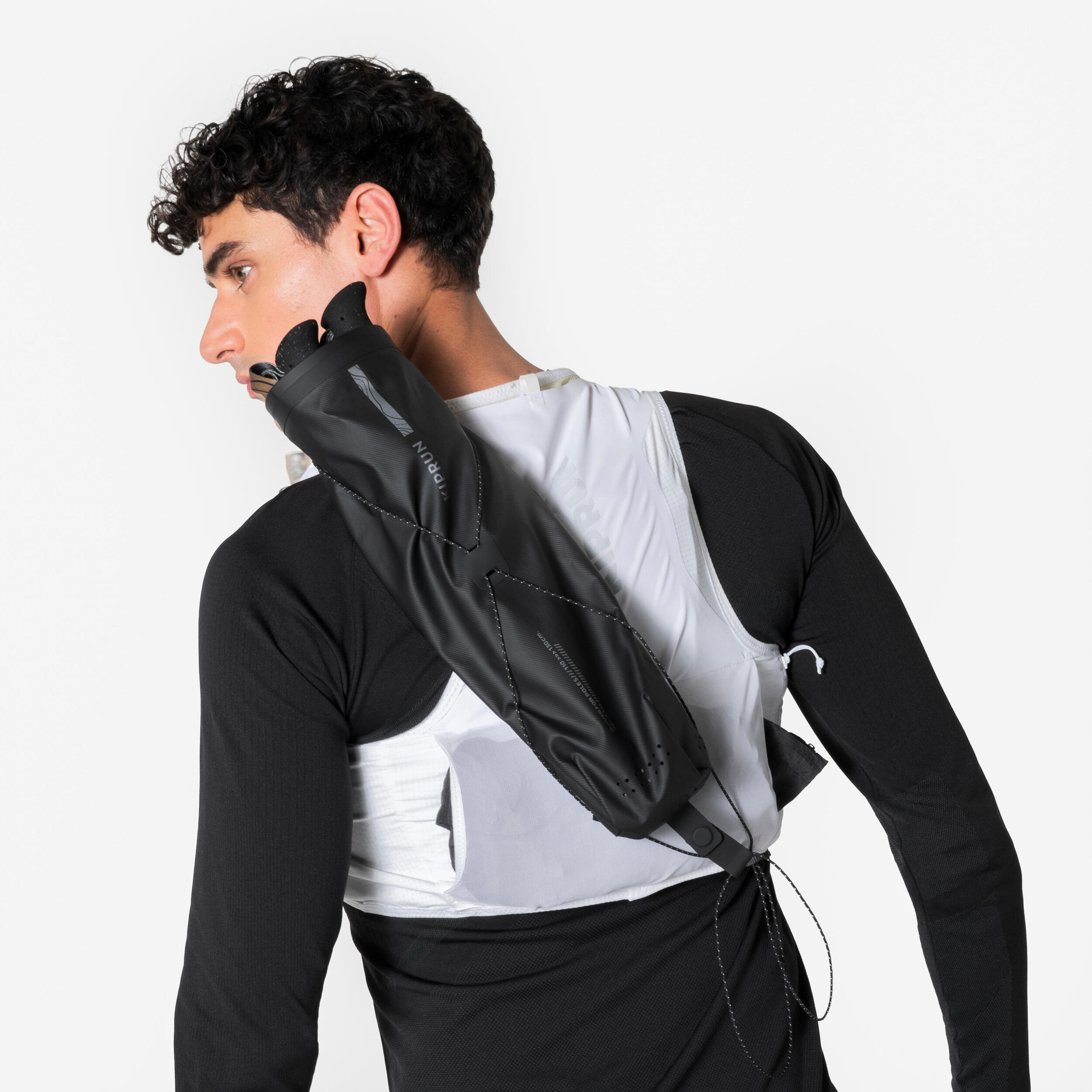 Chaleco de hidratación running unisex - KIPRUN PROTEAM 10 blanco 13/13